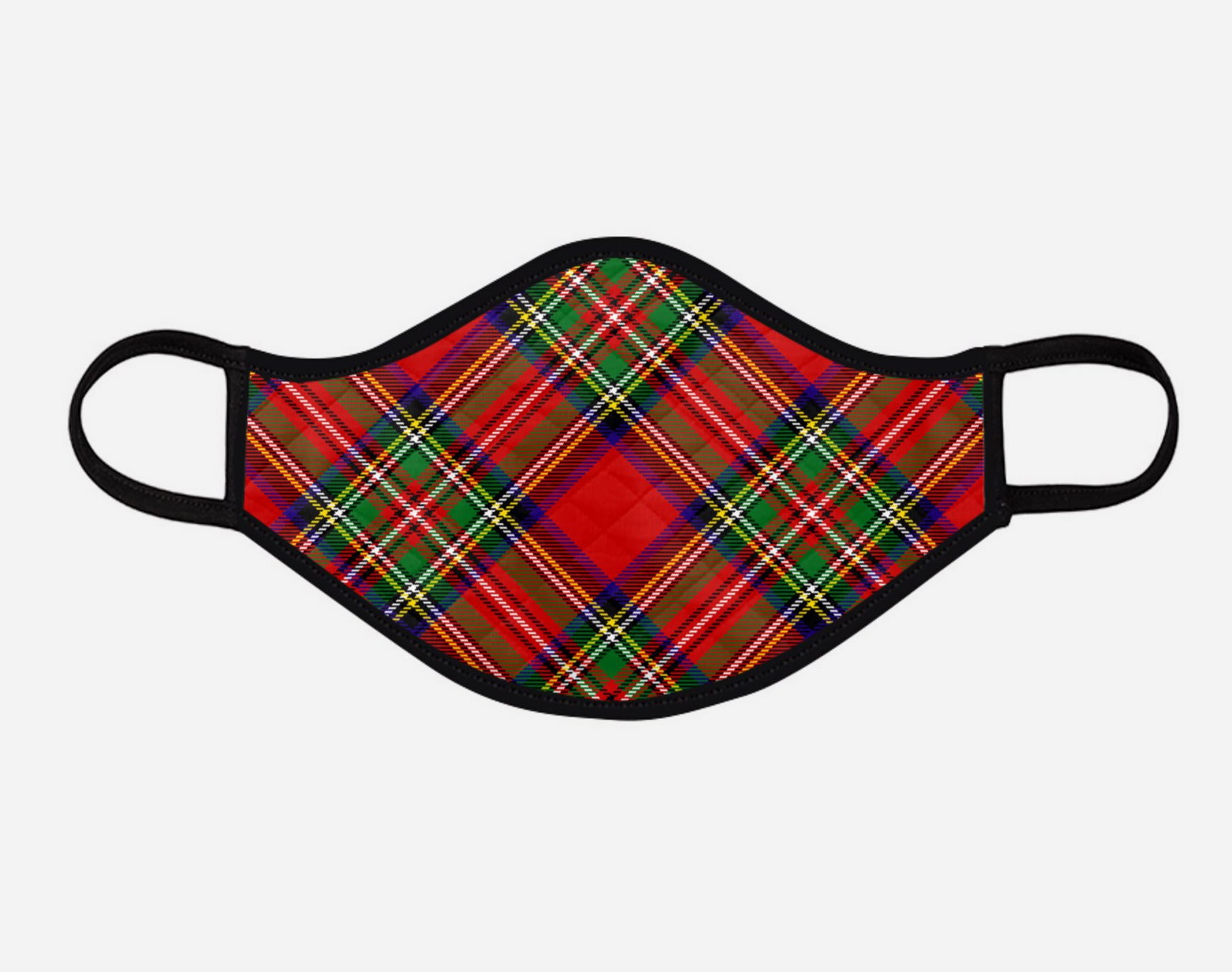 Royal Stewart Tartan Custom Facemask - Large - by Steven Patrick Sim - the Tartan Artisan - Scotland Arbroath Angus