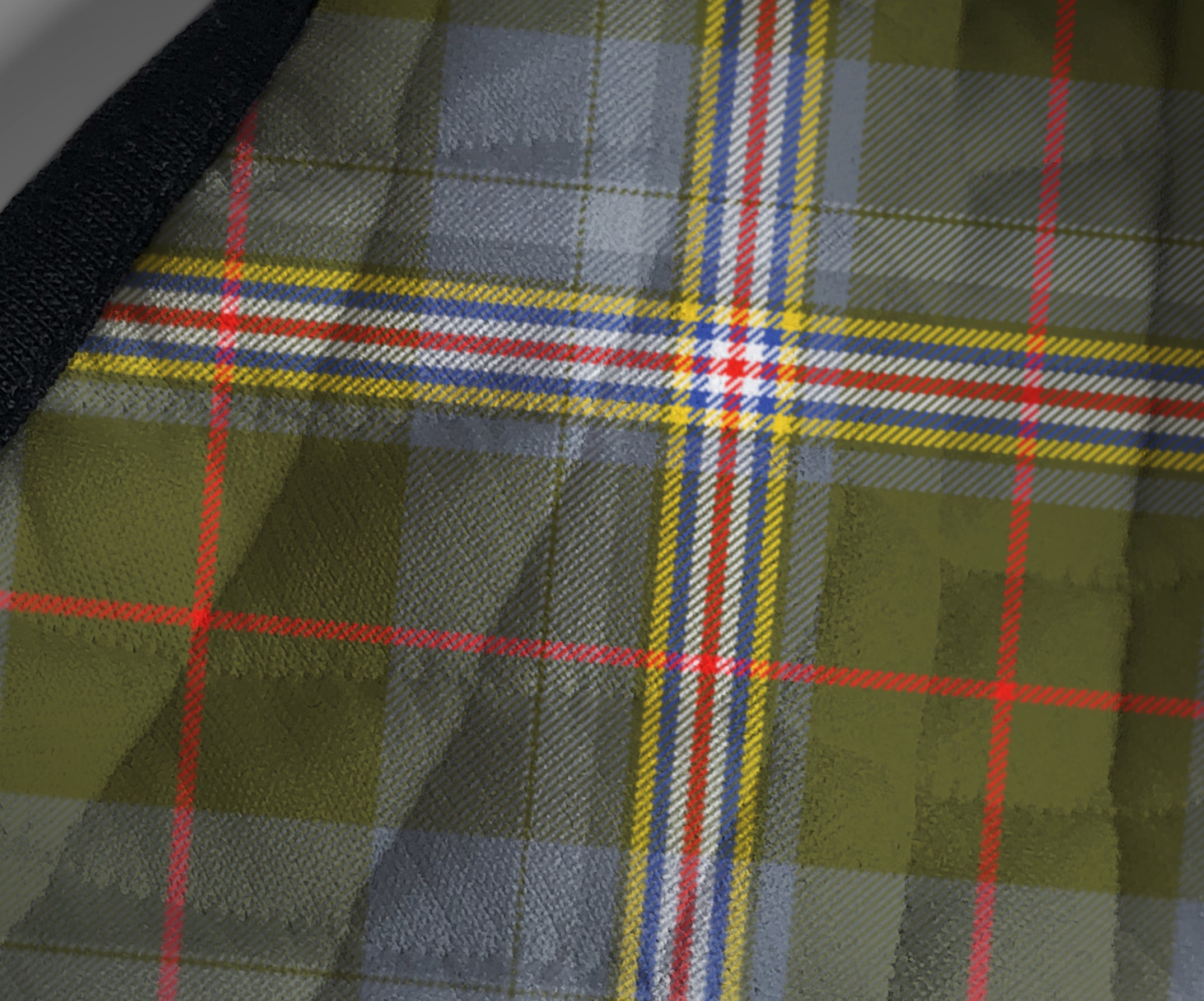 Red Lichtie Spitfire Tartan Face Mask