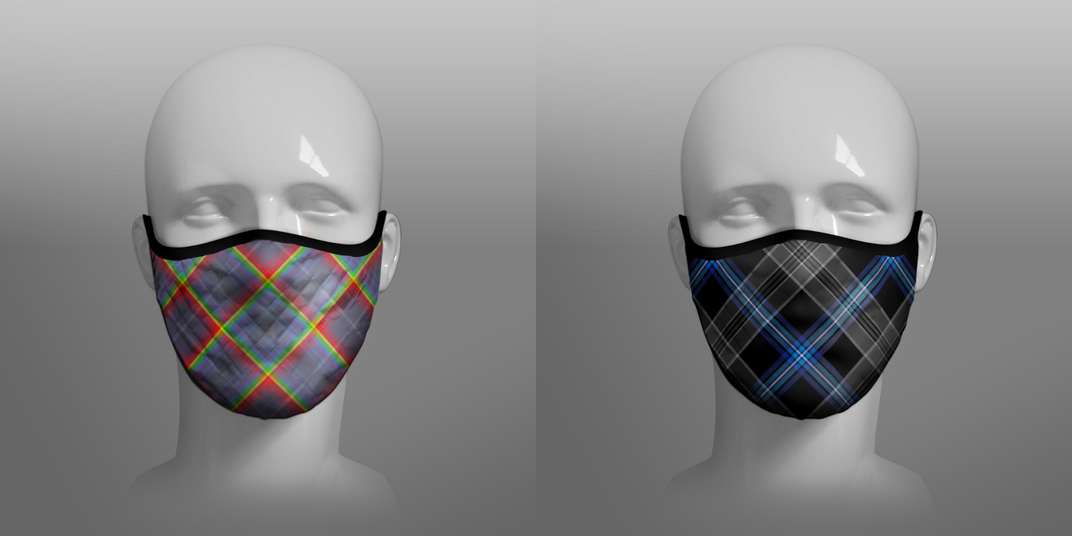 Contoured Face Masks - Twin Pack 20 ✓