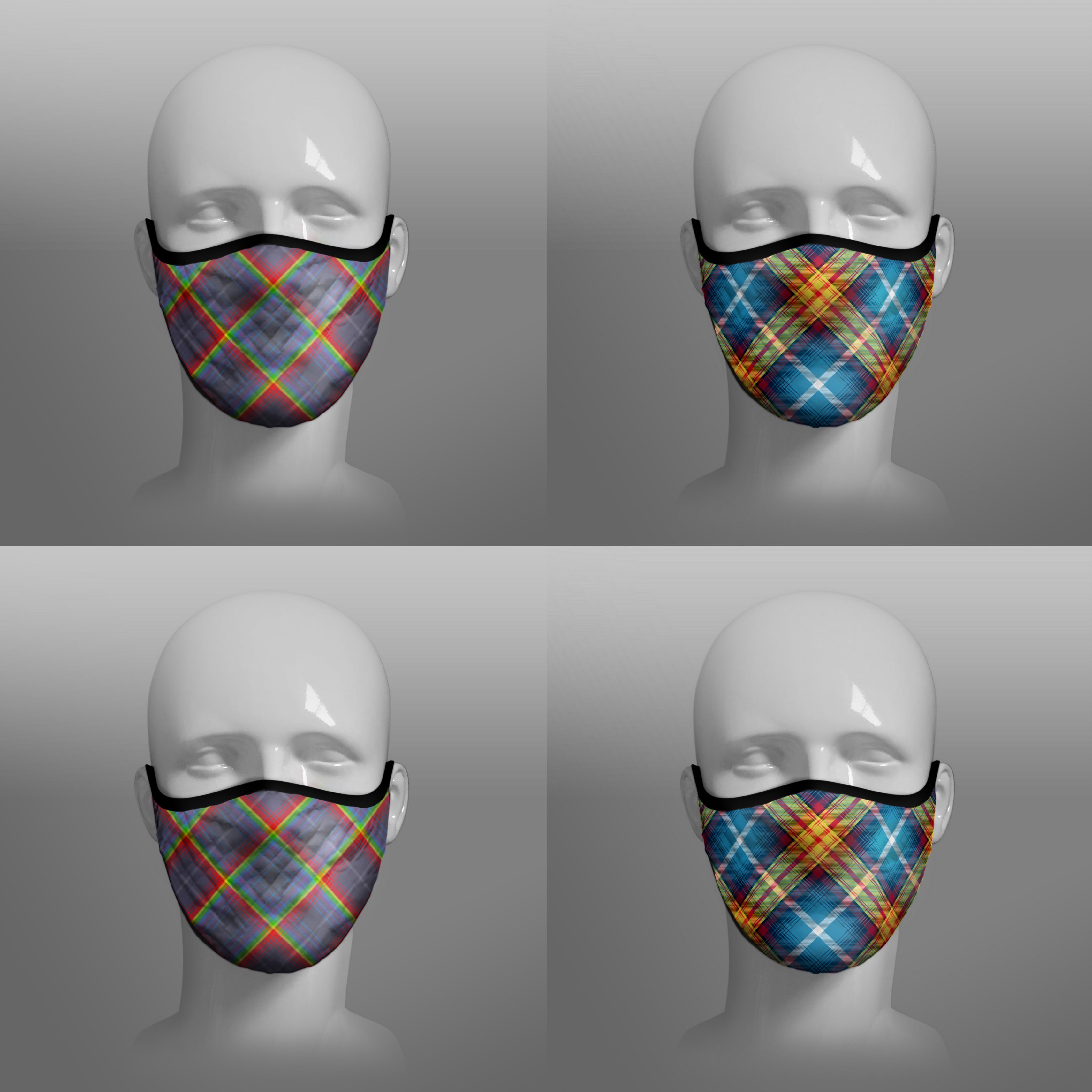 Contoured Face Masks - Twin Pack 18 ✓