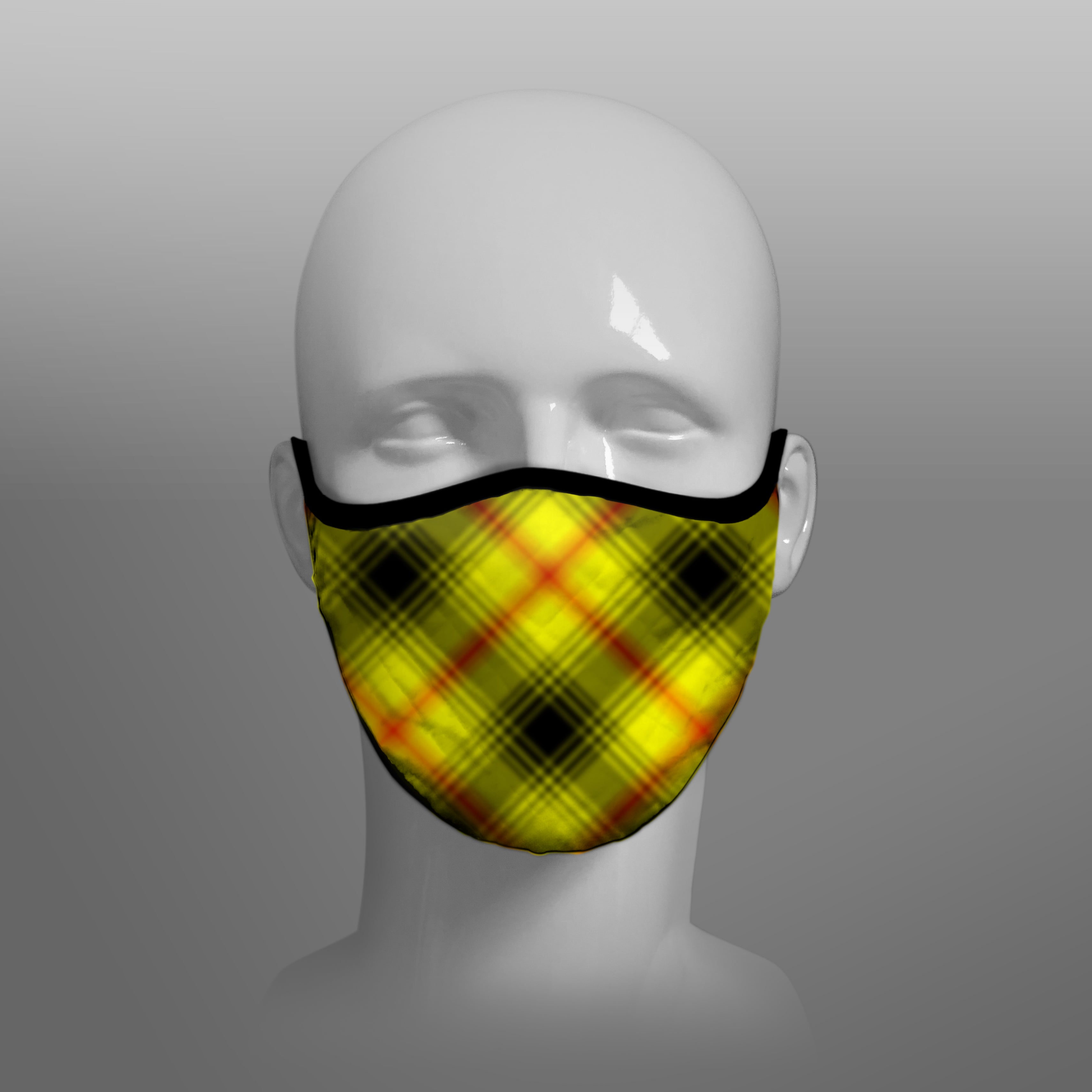 Virohazard Virohazard® - cover - 19 - pandemic Coronavirus - Nicola Sturgeon - Scottish face mask cloth covering filter - Nicola Sturgeon - by Steven Patrick Sim the Tartan Artisan - Stevie Tartan Guy