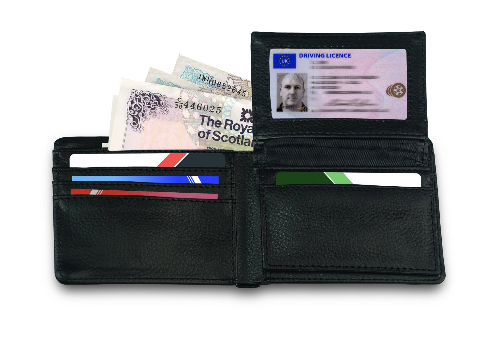 The DECLARATION Tartan ~ Faux Leather Gentlemen's Wallet with Lion Rampant