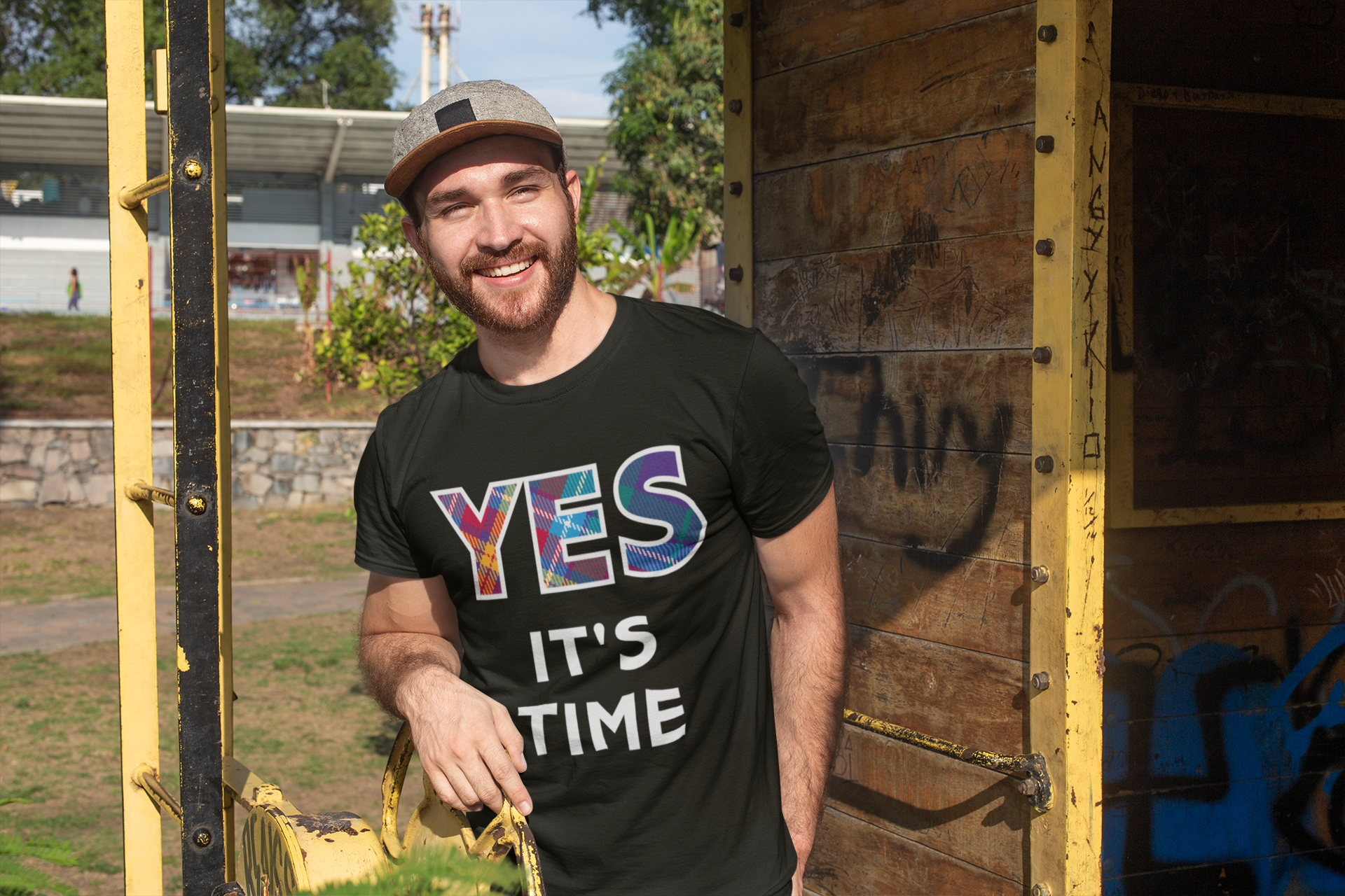 The YES Alba Gu Brath tartan by Steven Patrick Sim