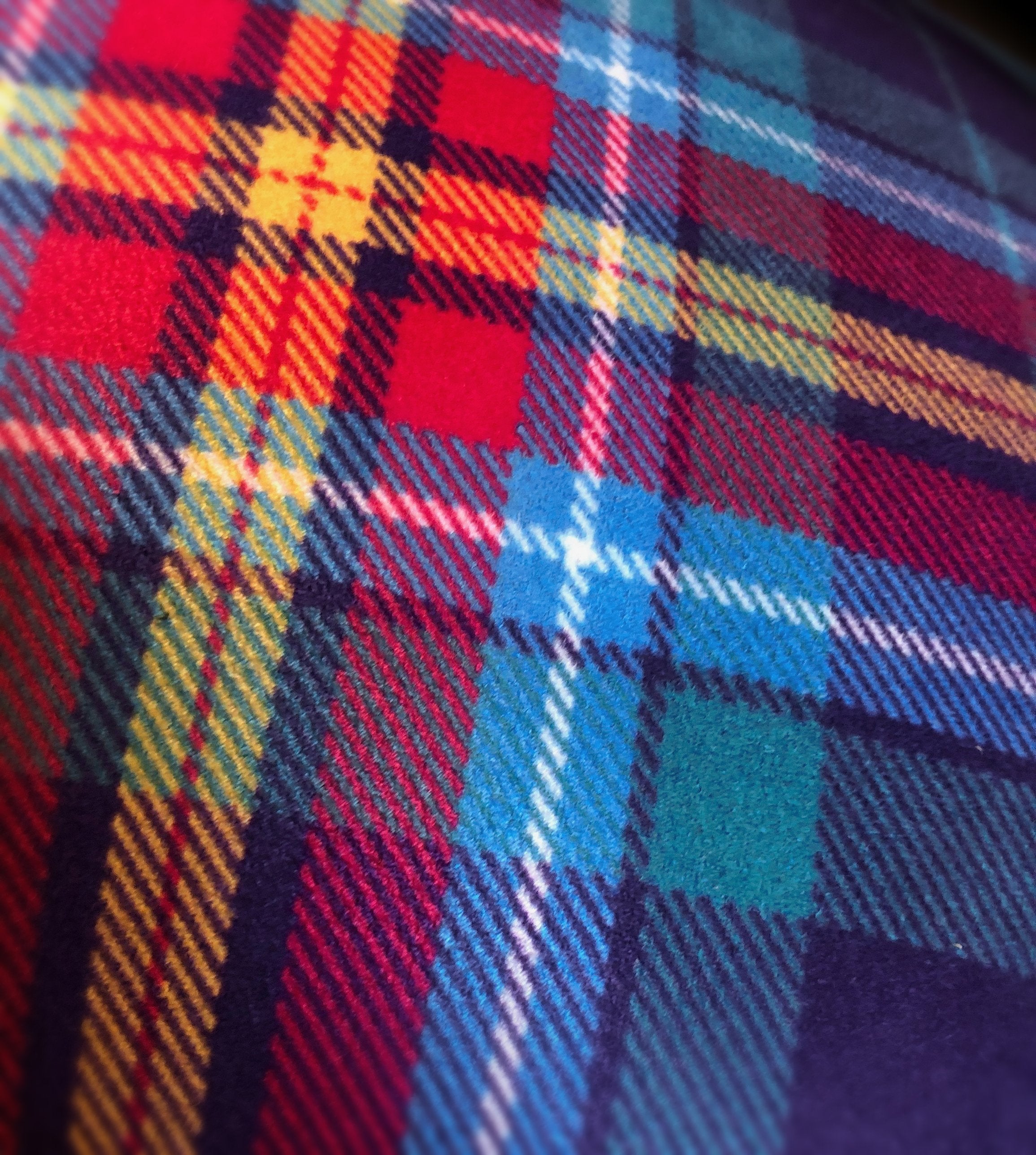 YES Tartan Cushion by the Tartan Artisan Steven Patrick Sim Arbroath