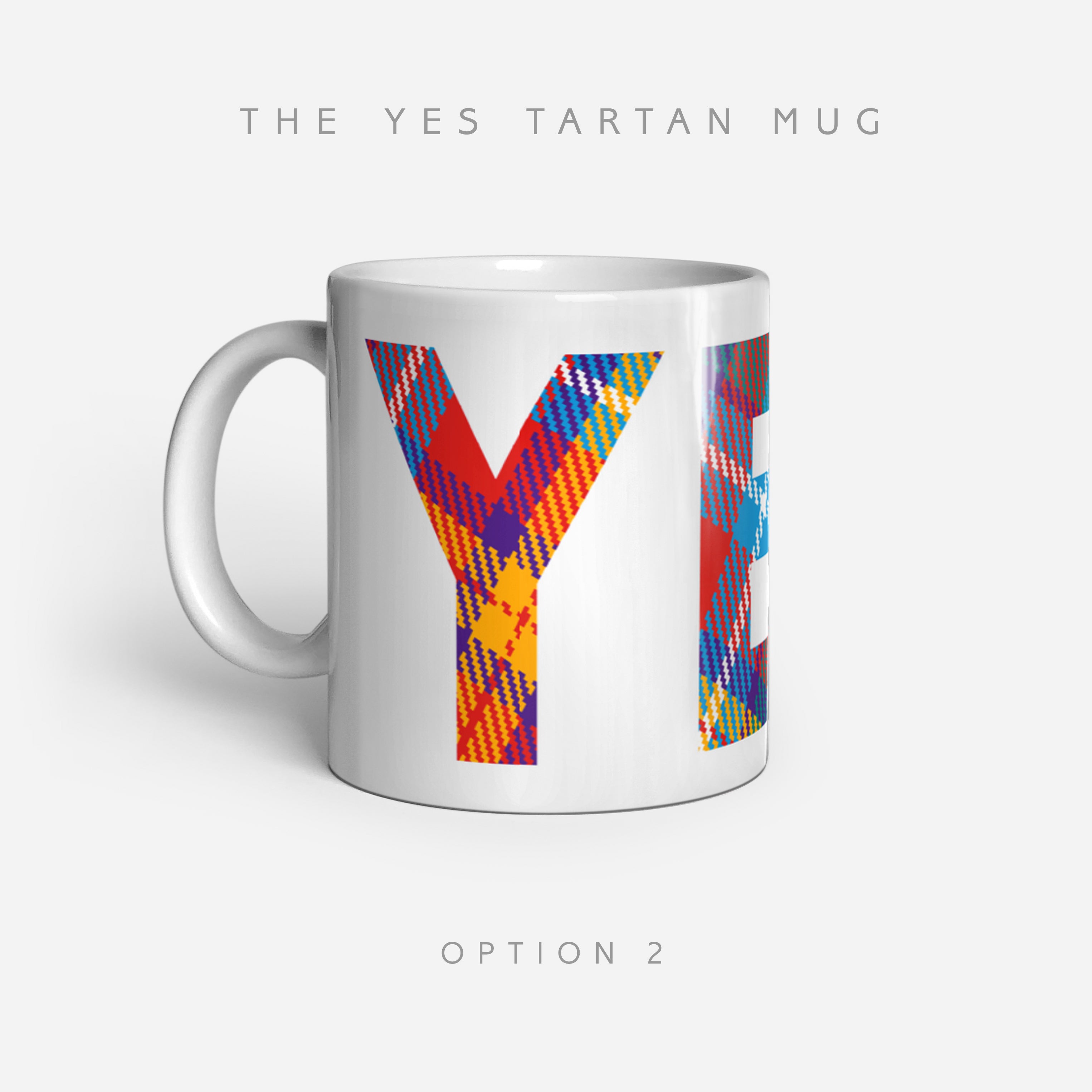 YES Tartan Mug by Steven Patrick Sim - Alba gu bràth Until Judgment