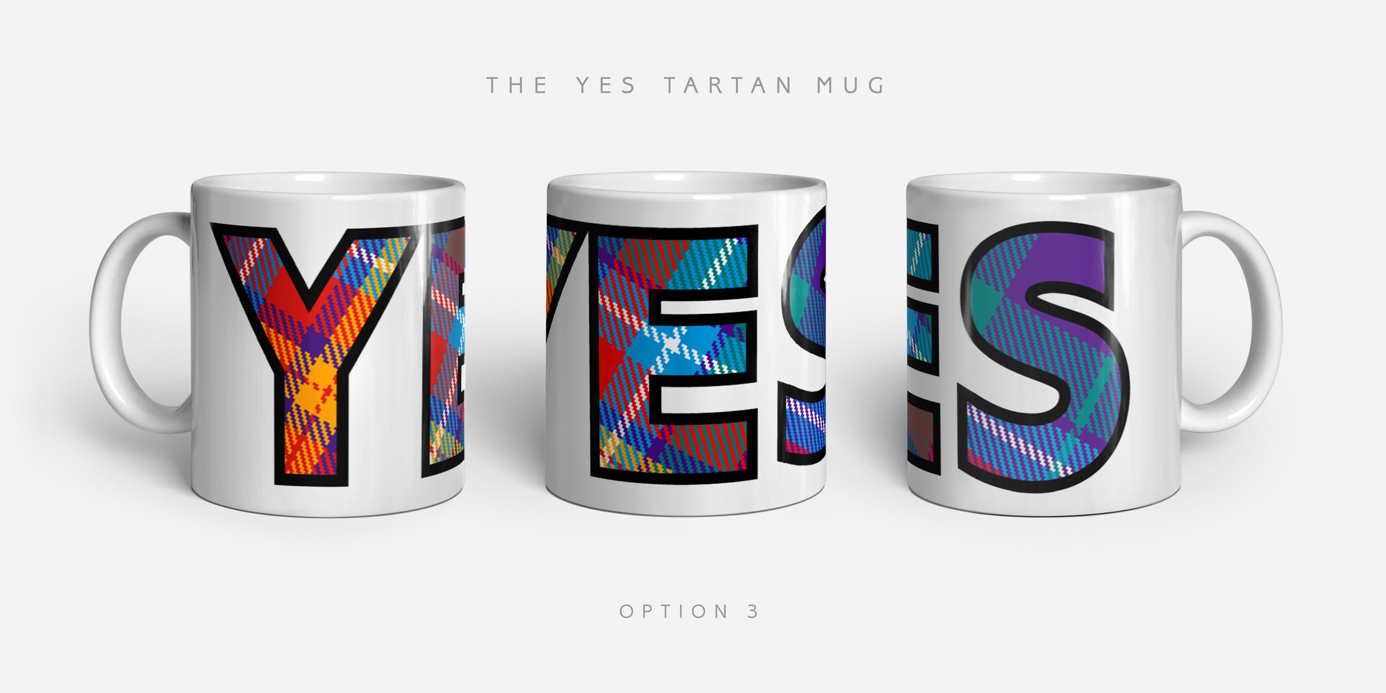 YES Tartan Mugs by the Tartan Artisan - Alba gu bràth