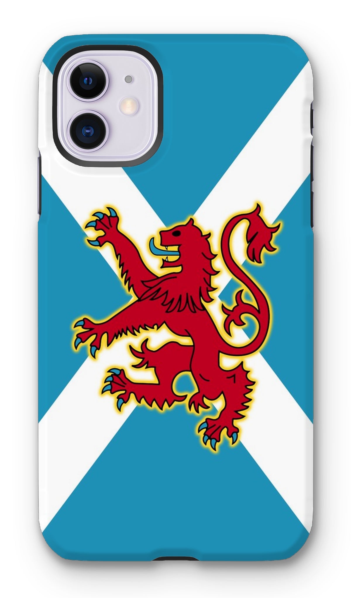 Ancient Azure Scottish Saltire & Lion Rampant ~ Phone Case (collection 1)