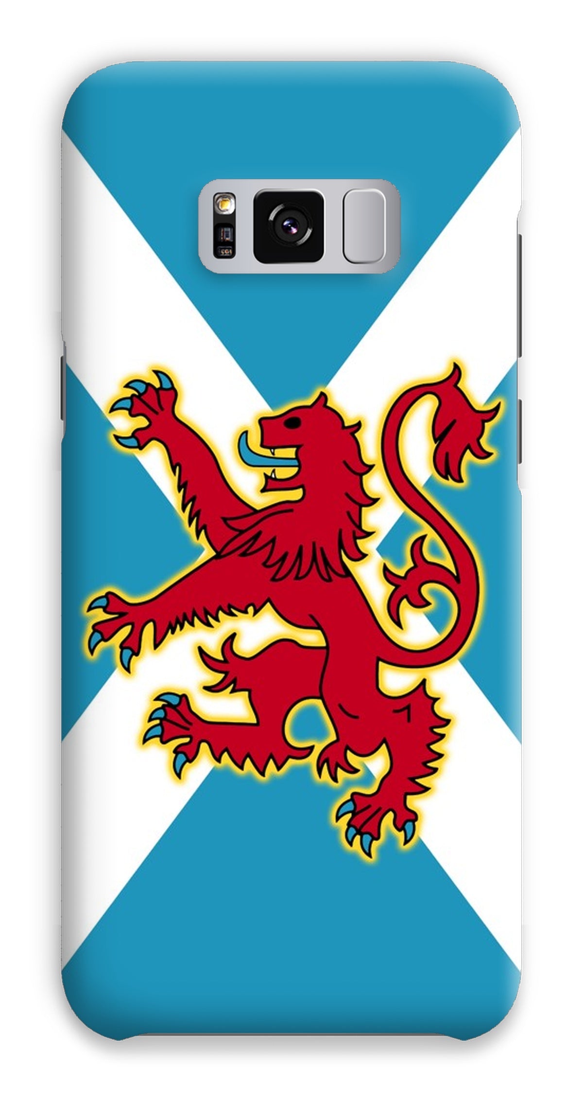Ancient Azure Scottish Saltire & Lion Rampant ~ Phone Case (collection 1)