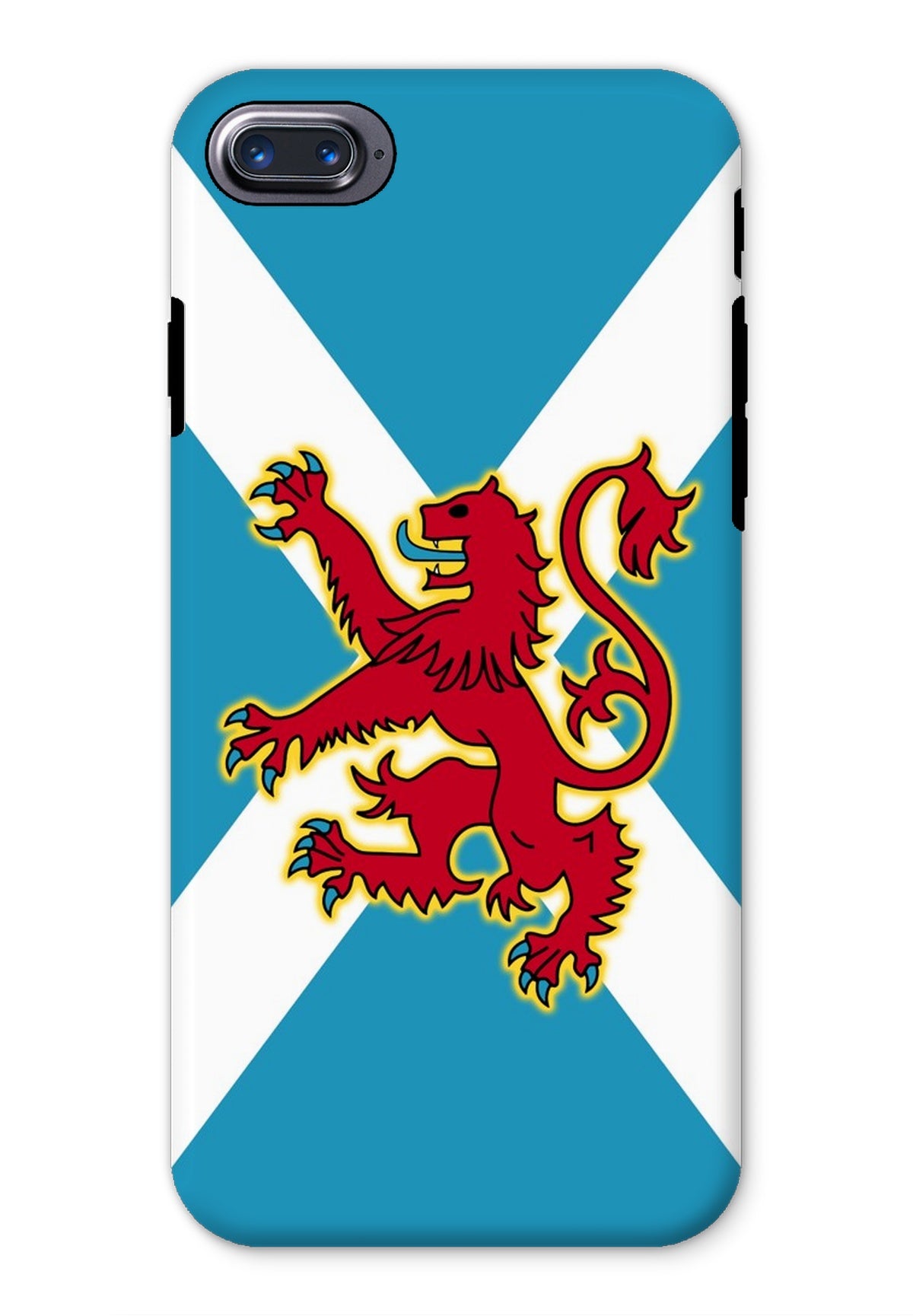 Ancient Azure Scottish Saltire & Lion Rampant ~ Phone Case (collection 2)