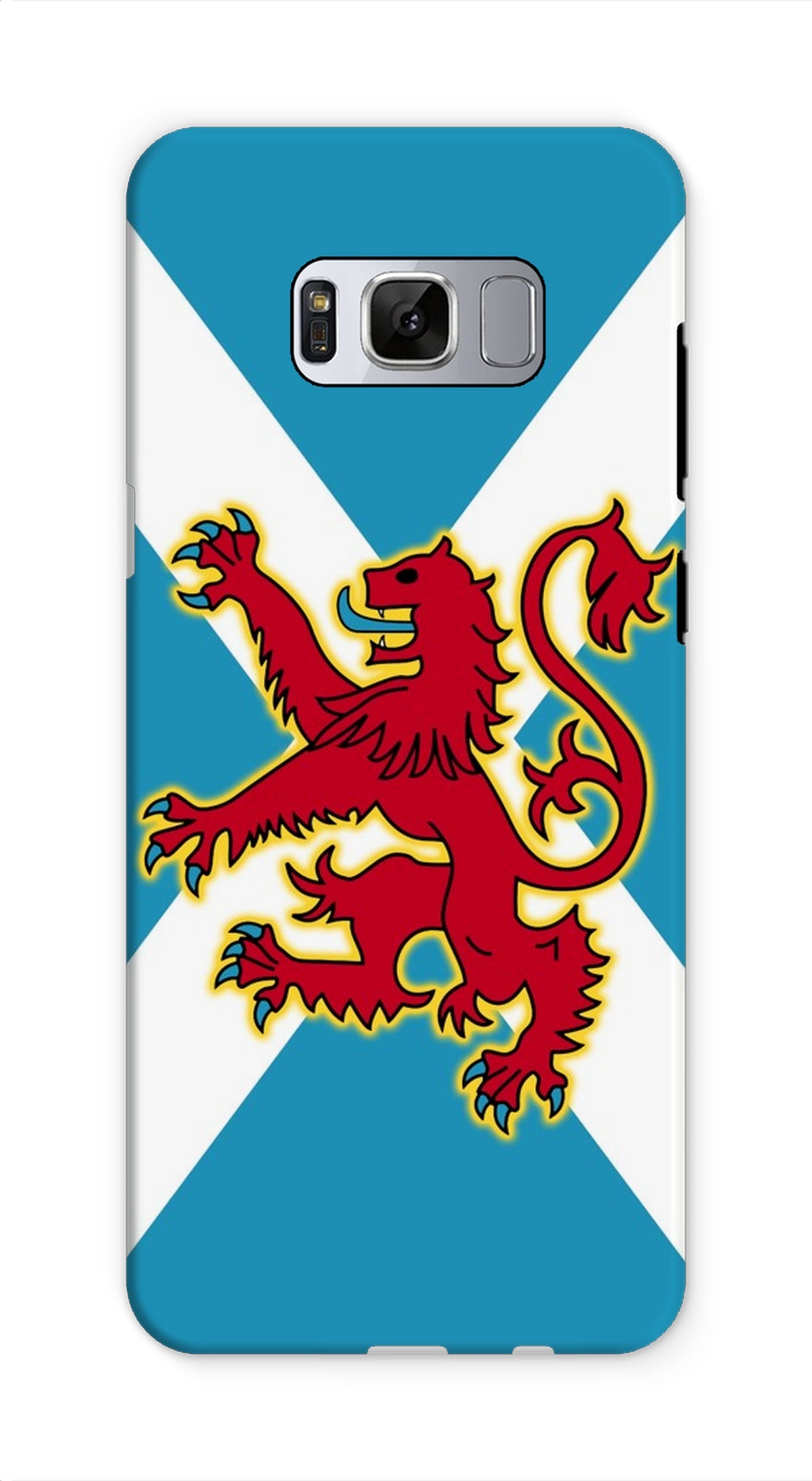 Ancient Azure Scottish Saltire & Lion Rampant ~ Phone Case (collection 2)