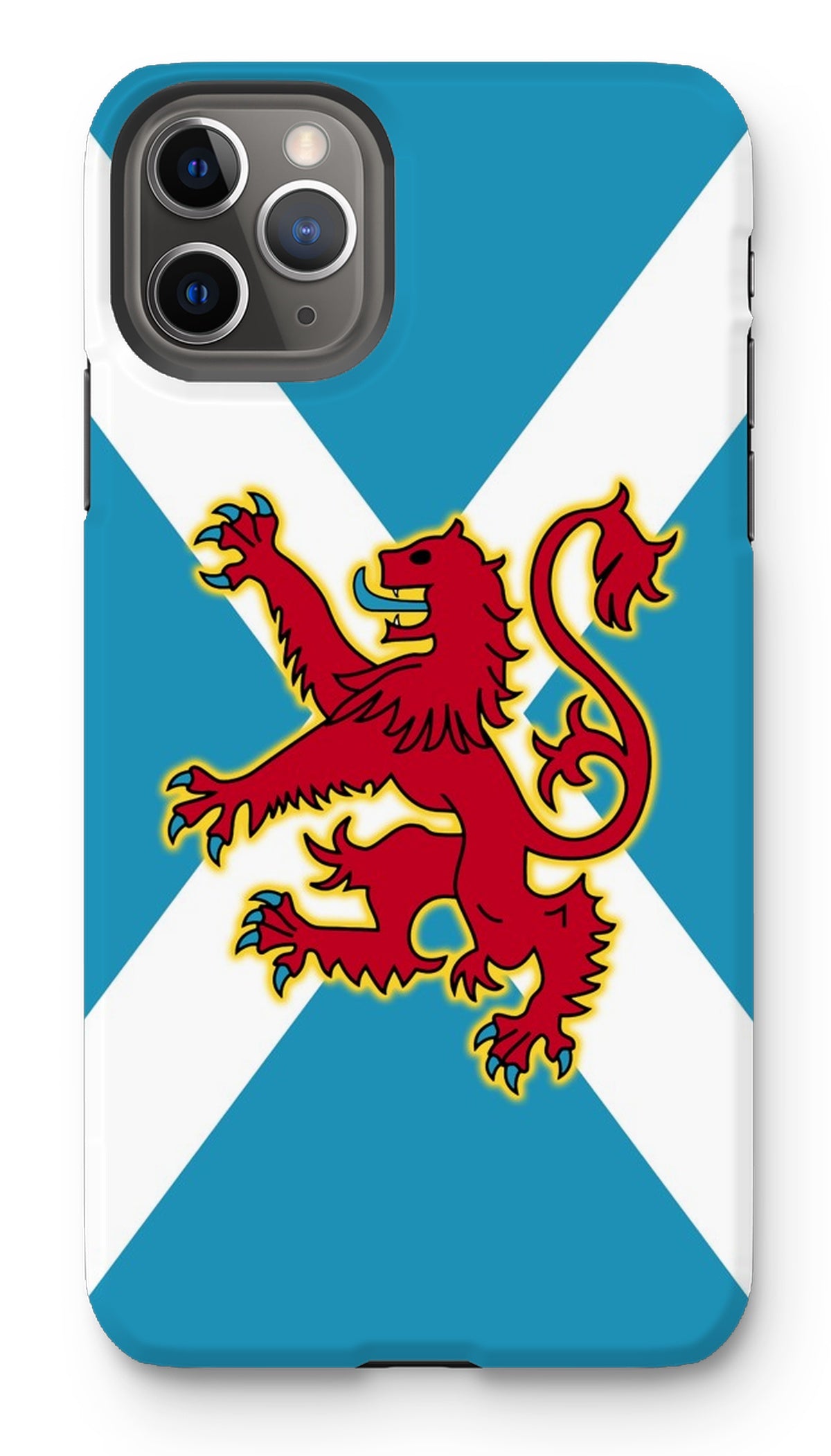 Ancient Azure Scottish Saltire & Lion Rampant ~ Phone Case (collection 1)