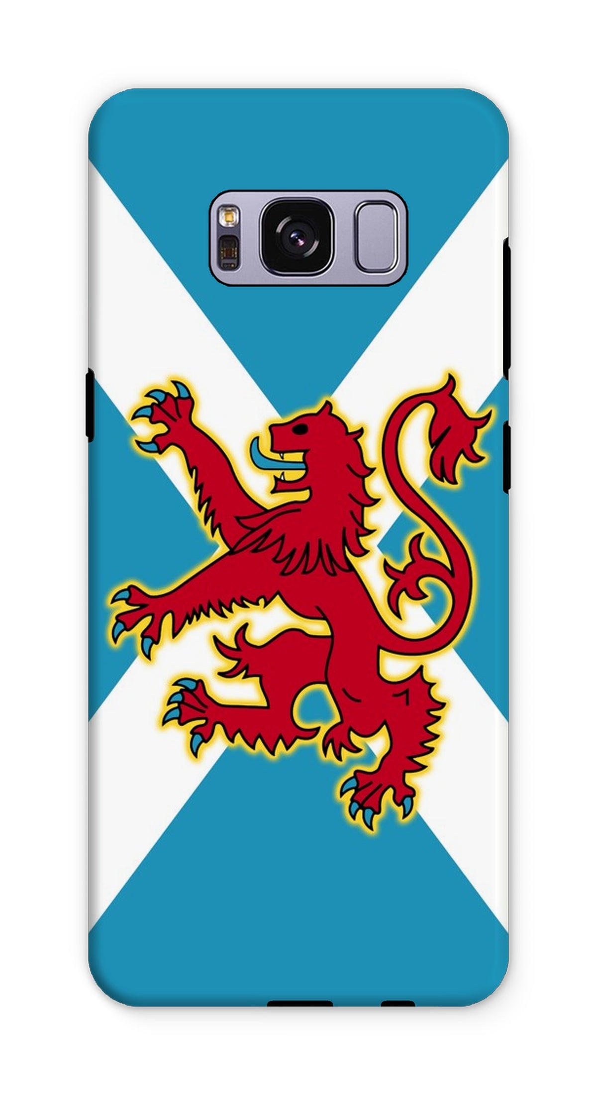 Ancient Azure Scottish Saltire & Lion Rampant ~ Phone Case (collection 1)