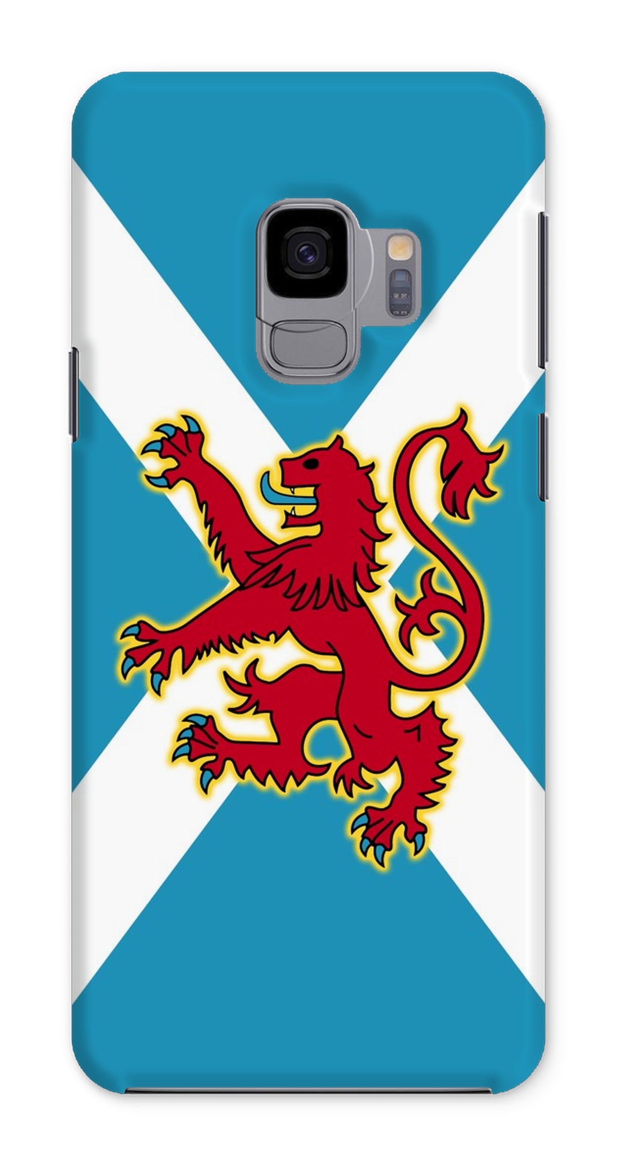 Ancient Azure Scottish Saltire & Lion Rampant ~ Phone Case (collection 1)