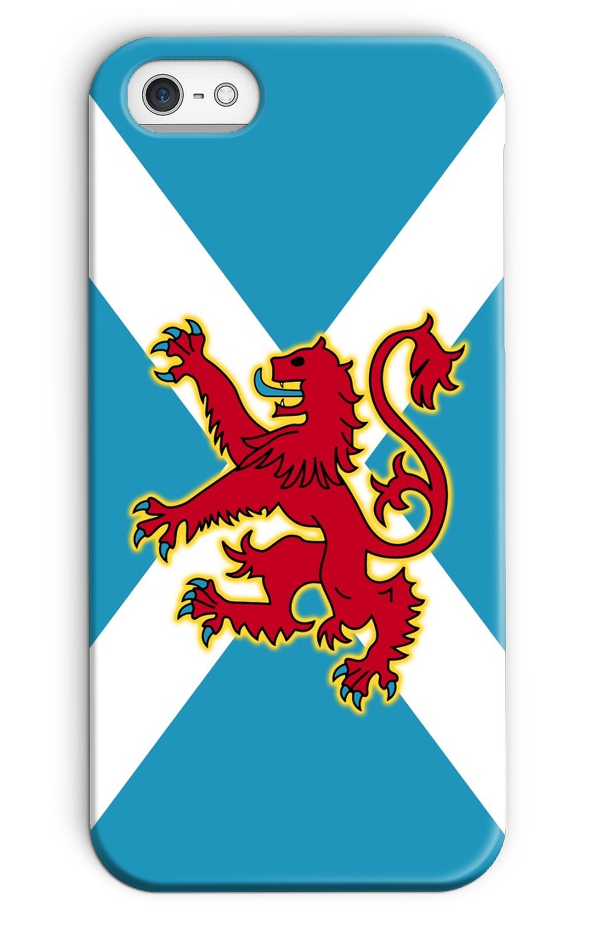 Ancient Azure Scottish Saltire & Lion Rampant ~ Phone Case (collection 2)