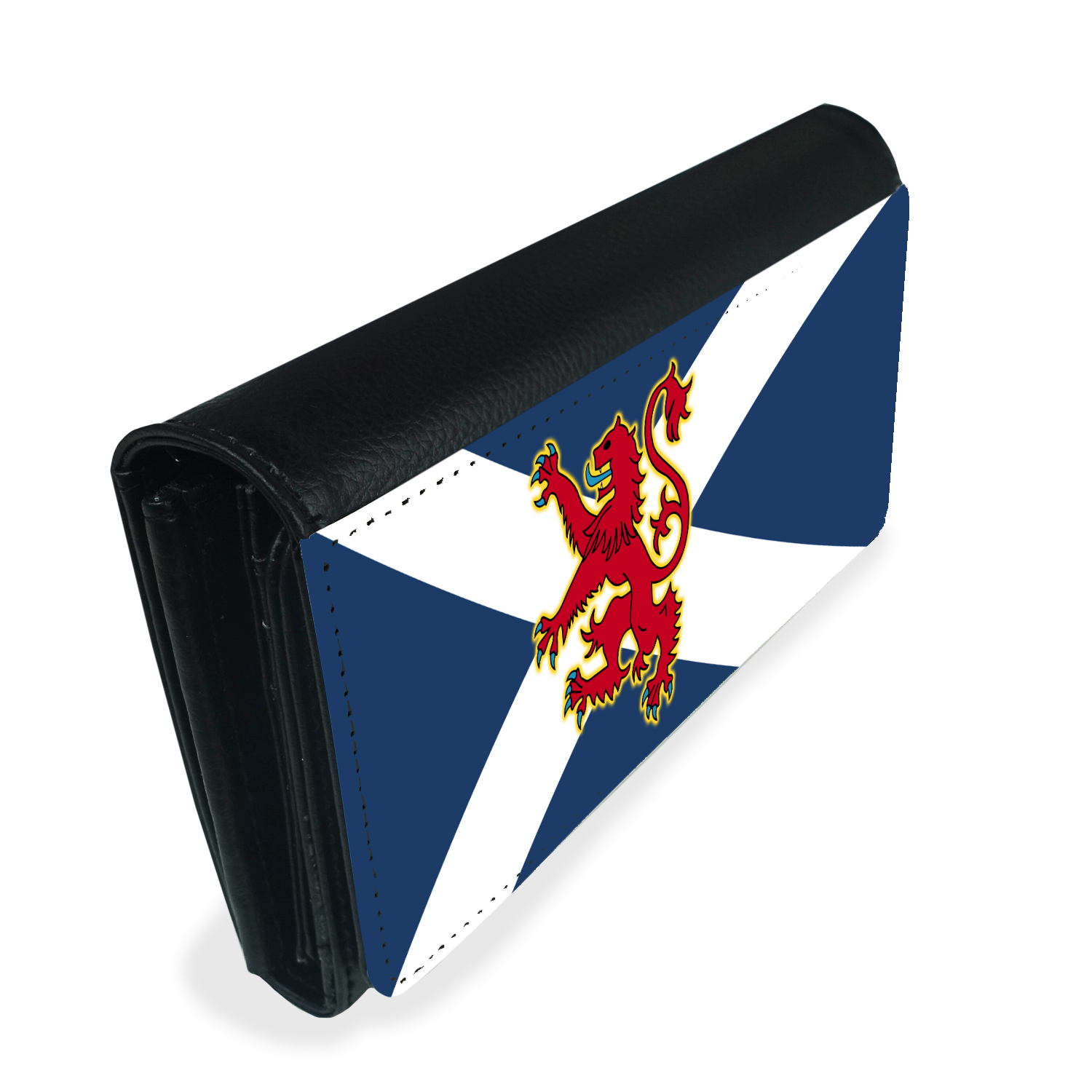 Old Navy Scottish Saltire & Lion Rampant ~ Faux Leather Ladies Purse