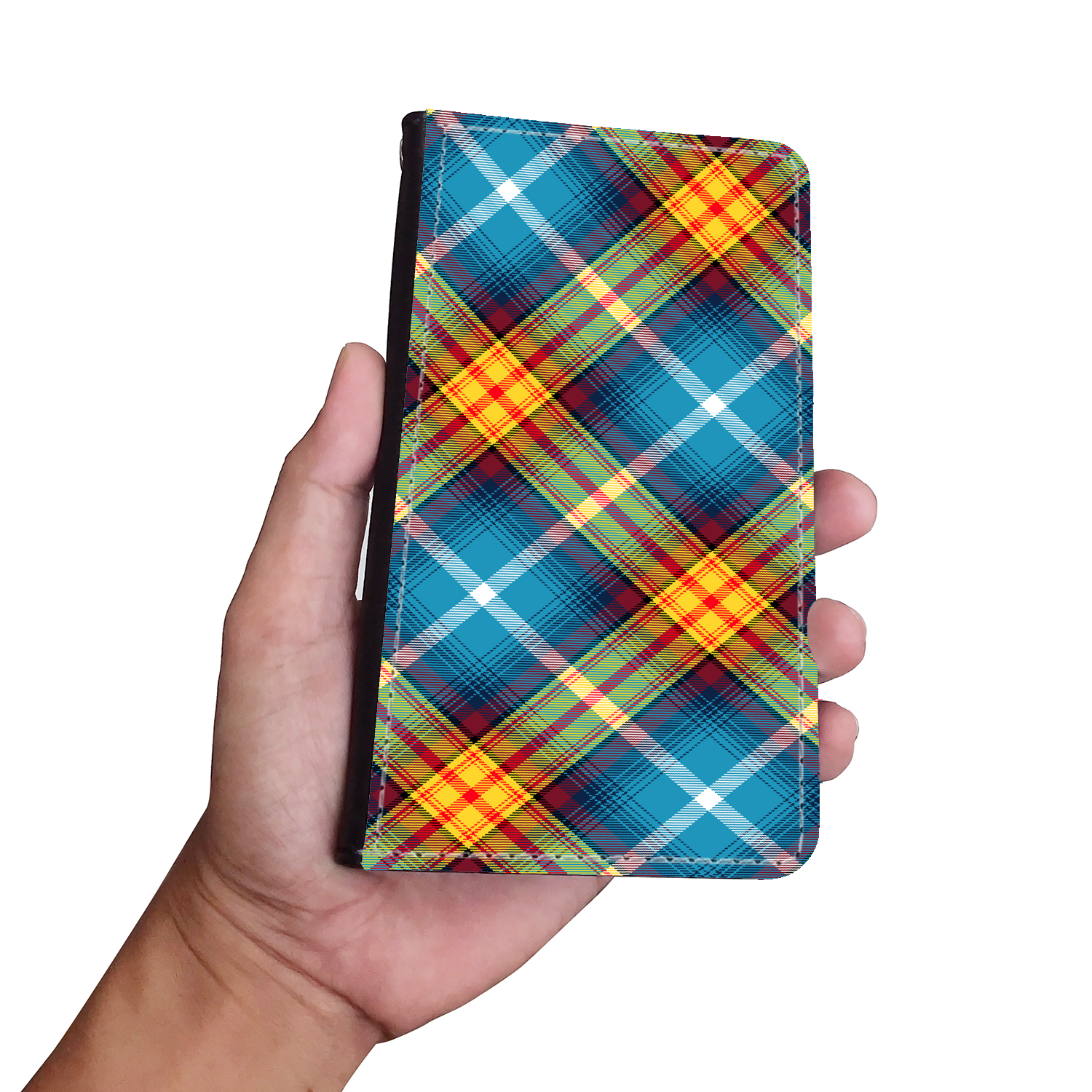 The DECLARATION Tartan ~ Faux Leather Wallet Phone Case