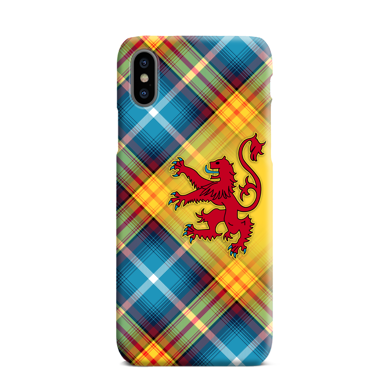 The DECLARATION Tartan ~ Phone Case with Lion Rampant (collection 3)
