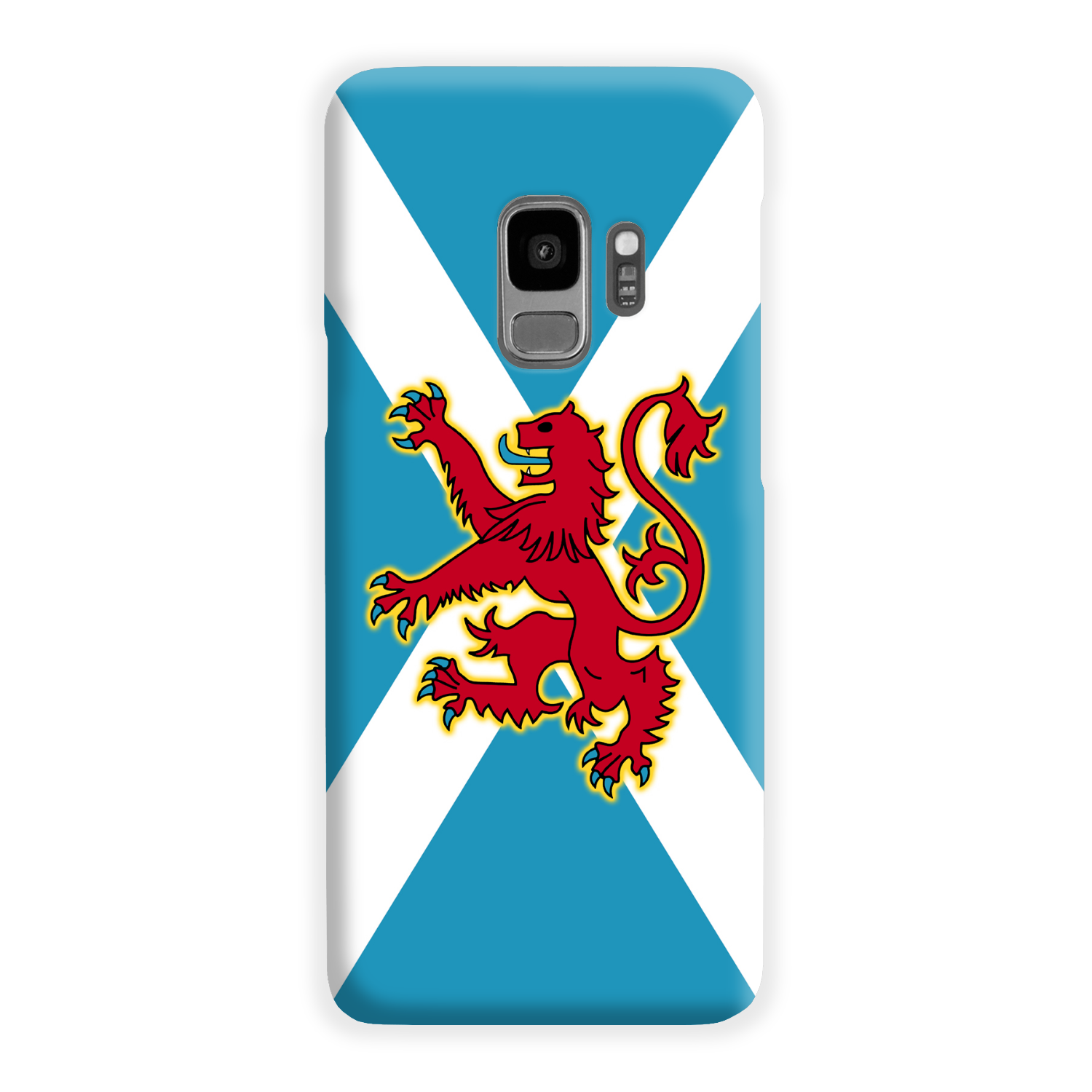 Ancient Azure Scottish Saltire & Lion Rampant ~ Phone Case (collection 3)