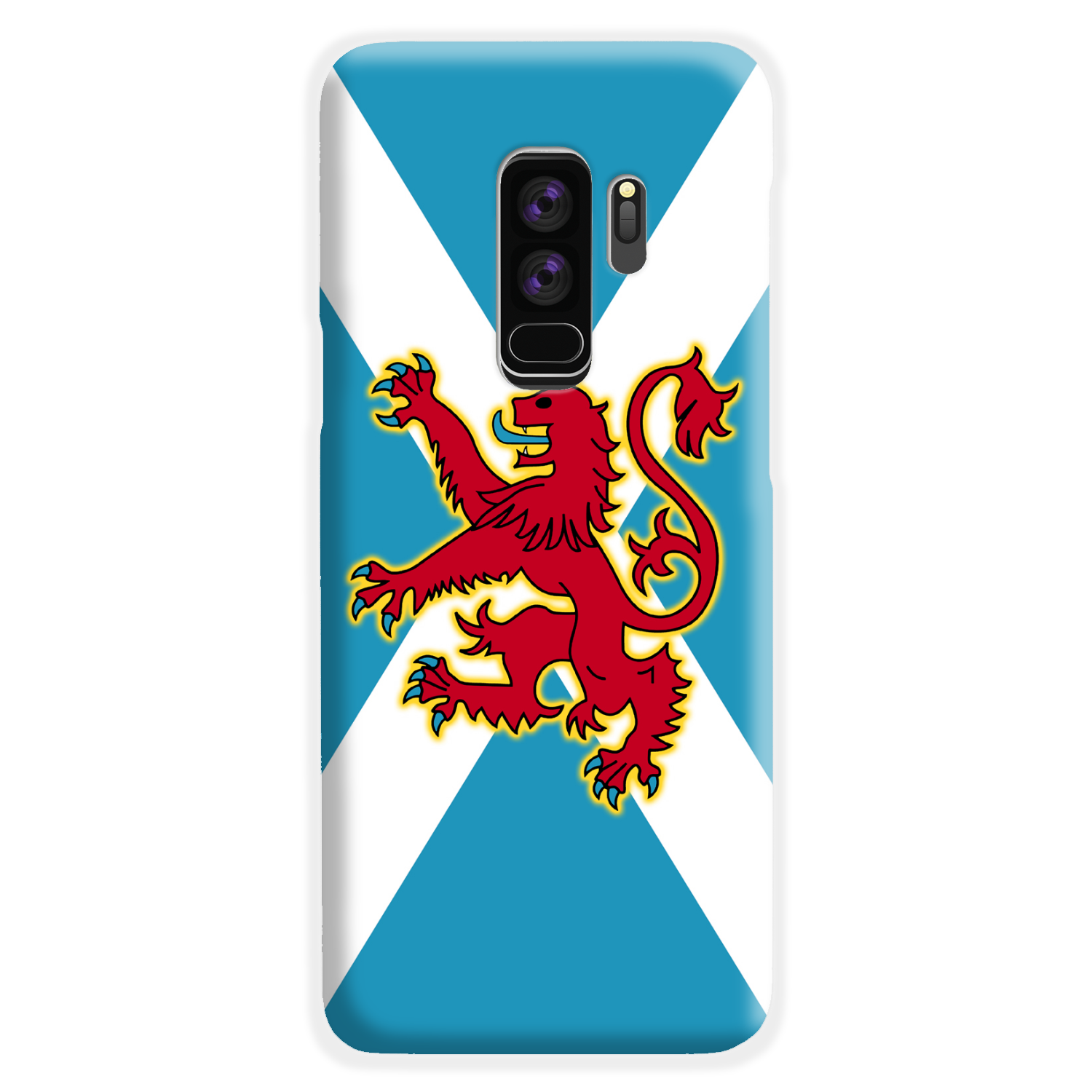 Ancient Azure Scottish Saltire & Lion Rampant ~ Phone Case (collection 3)