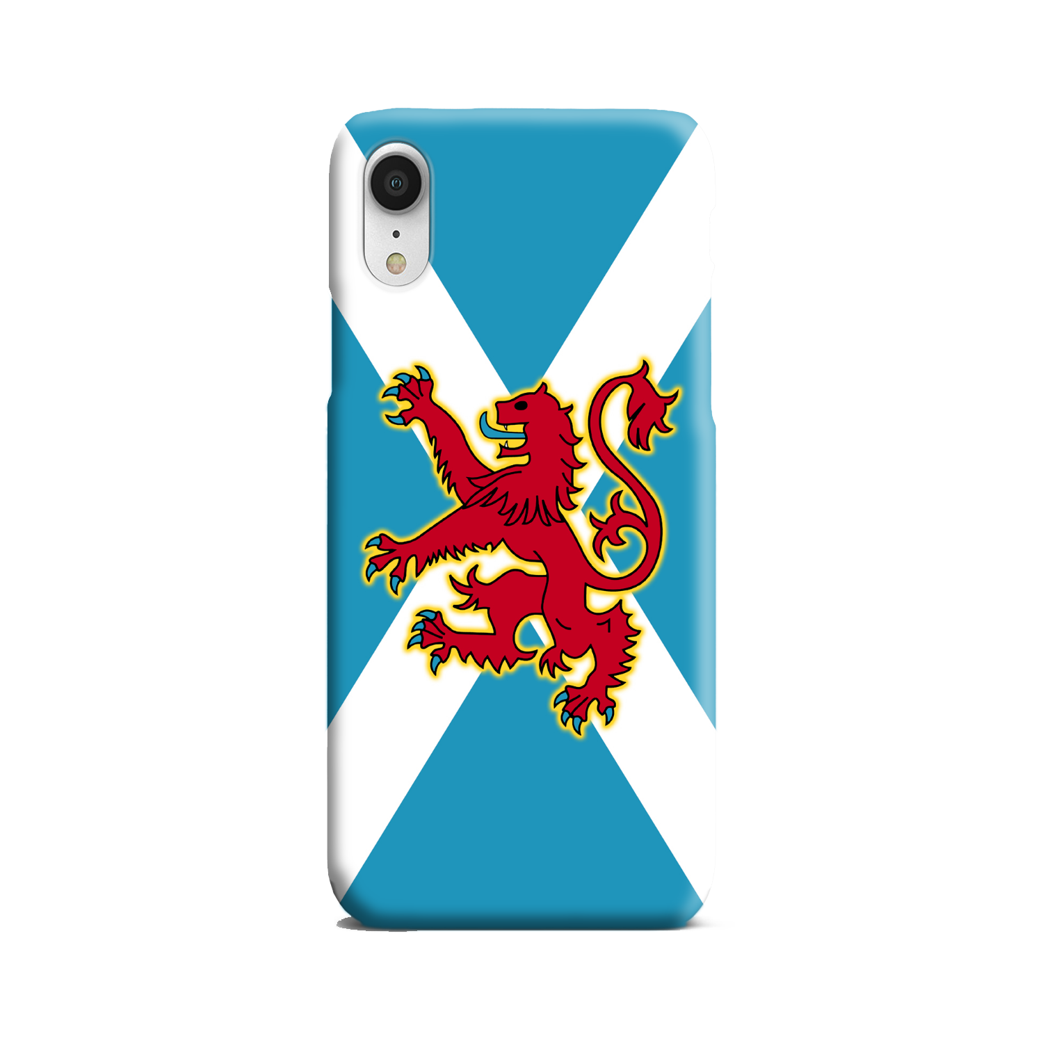 Ancient Azure Scottish Saltire & Lion Rampant ~ Phone Case (collection 3)