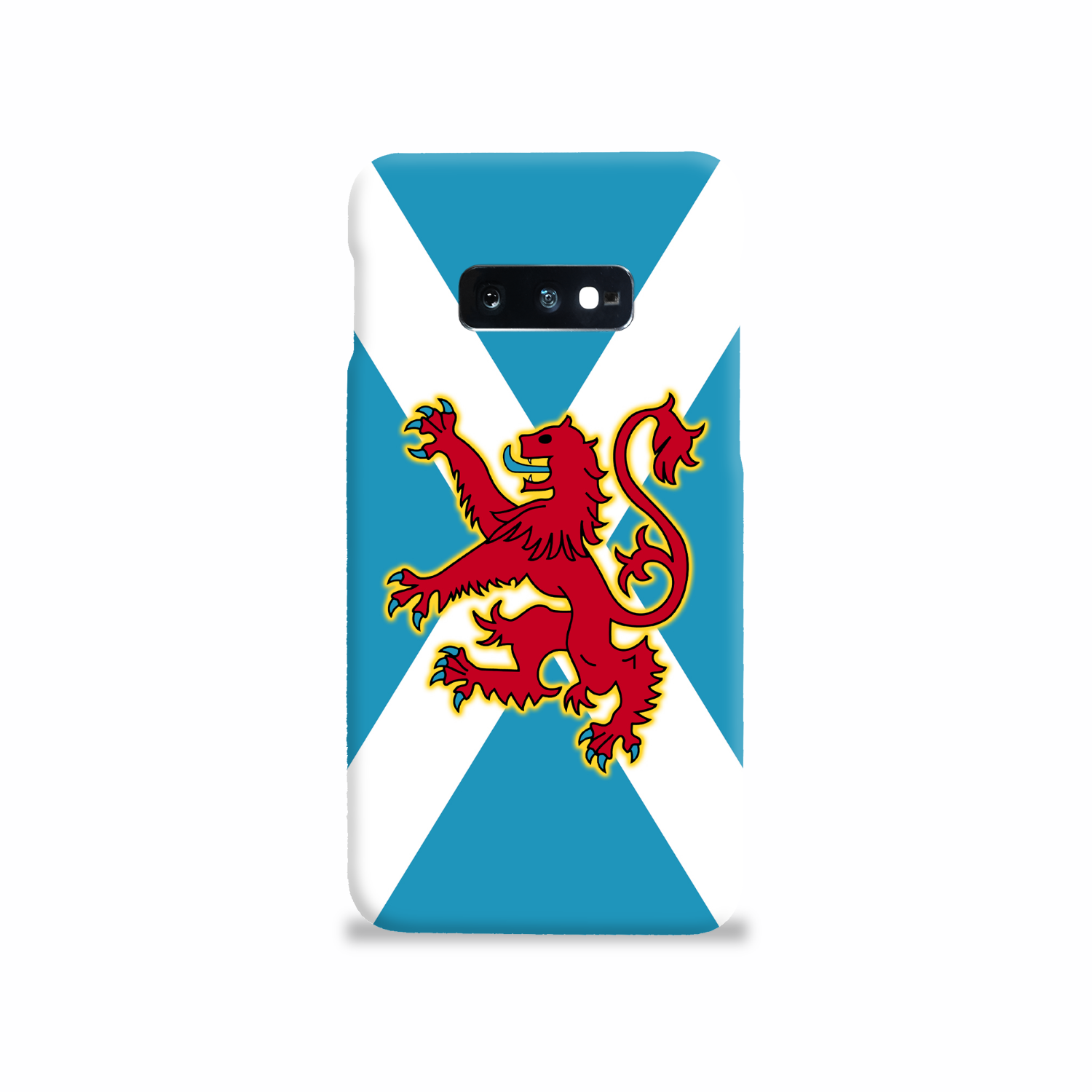 Ancient Azure Scottish Saltire & Lion Rampant ~ Phone Case (collection 3)