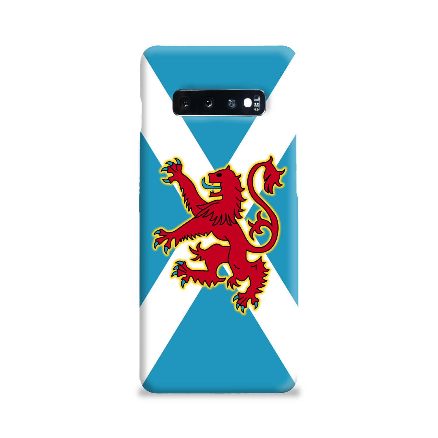 Ancient Azure Scottish Saltire & Lion Rampant ~ Phone Case (collection 3)