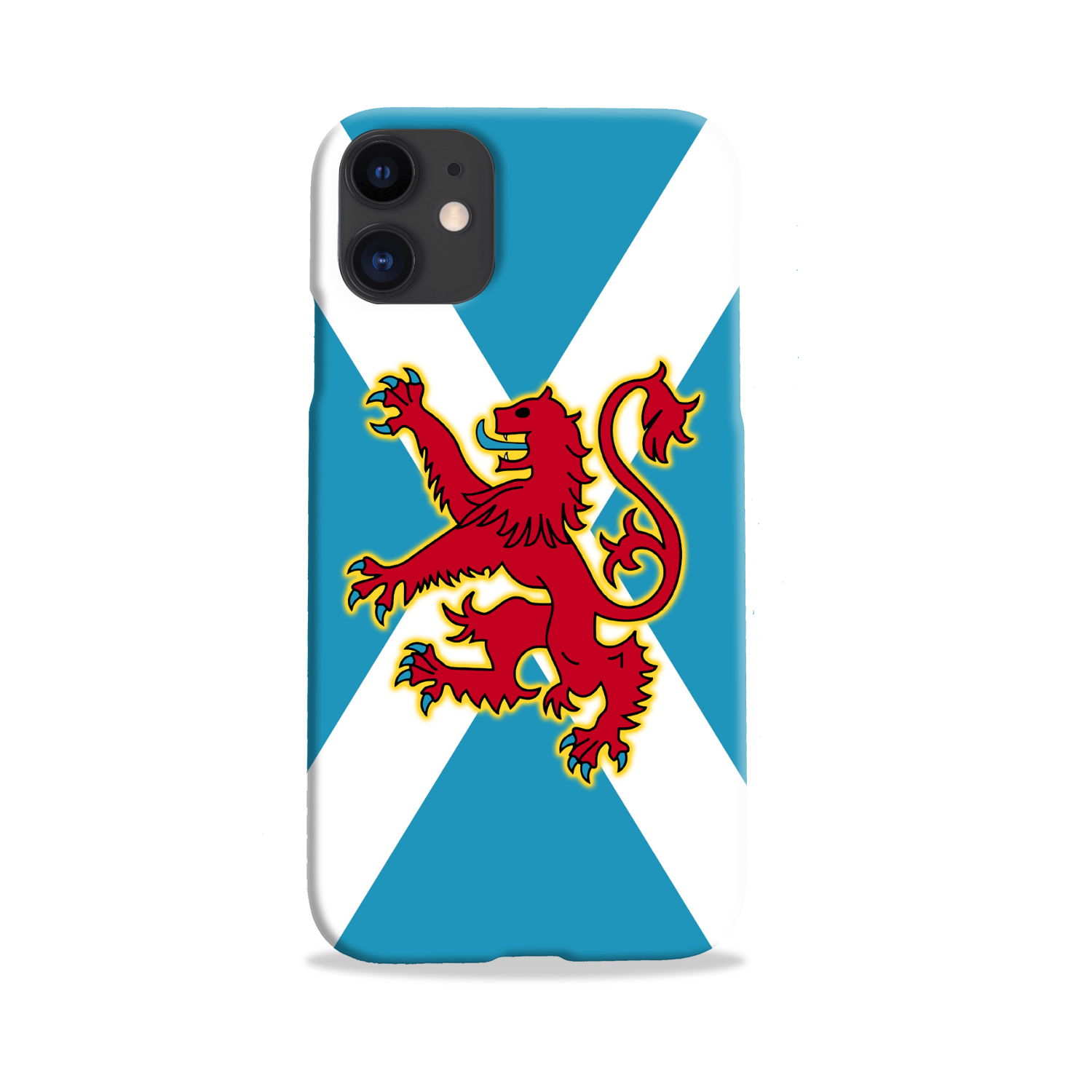 Ancient Azure Scottish Saltire & Lion Rampant ~ Phone Case (collection 3)
