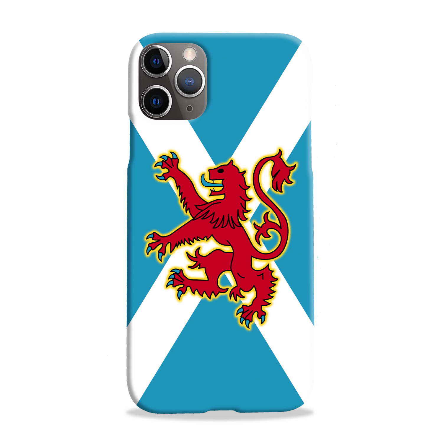 Ancient Azure Scottish Saltire & Lion Rampant ~ Phone Case (collection 3)