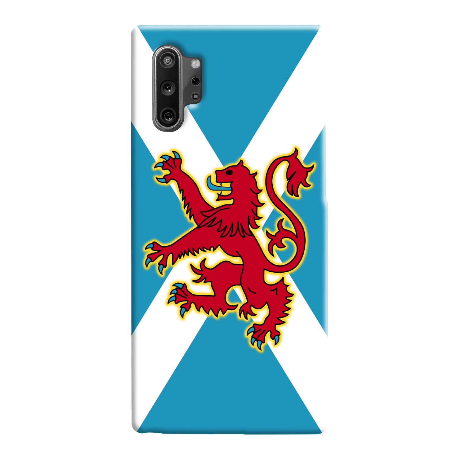 Ancient Azure Scottish Saltire & Lion Rampant ~ Phone Case (collection 3)