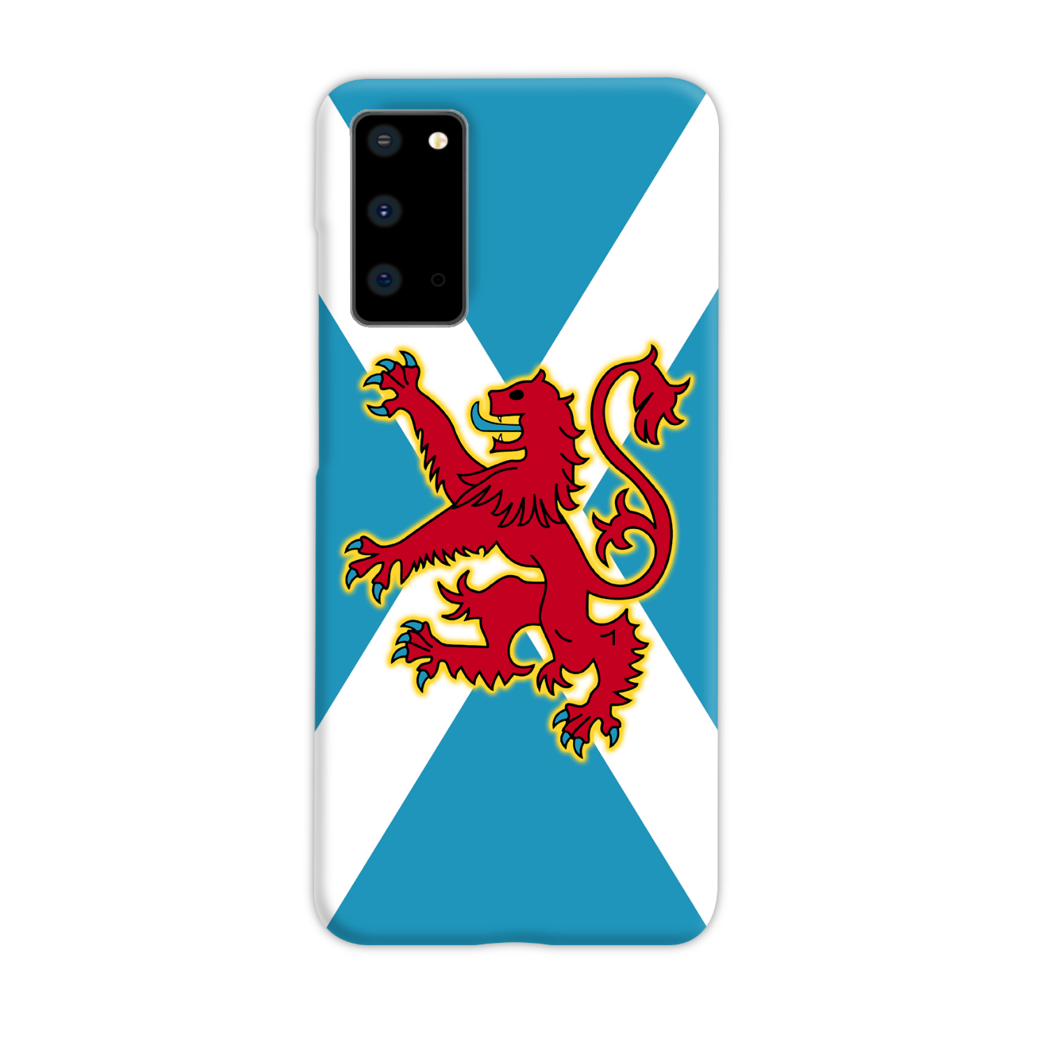 Ancient Azure Scottish Saltire & Lion Rampant ~ Phone Case (collection 3)