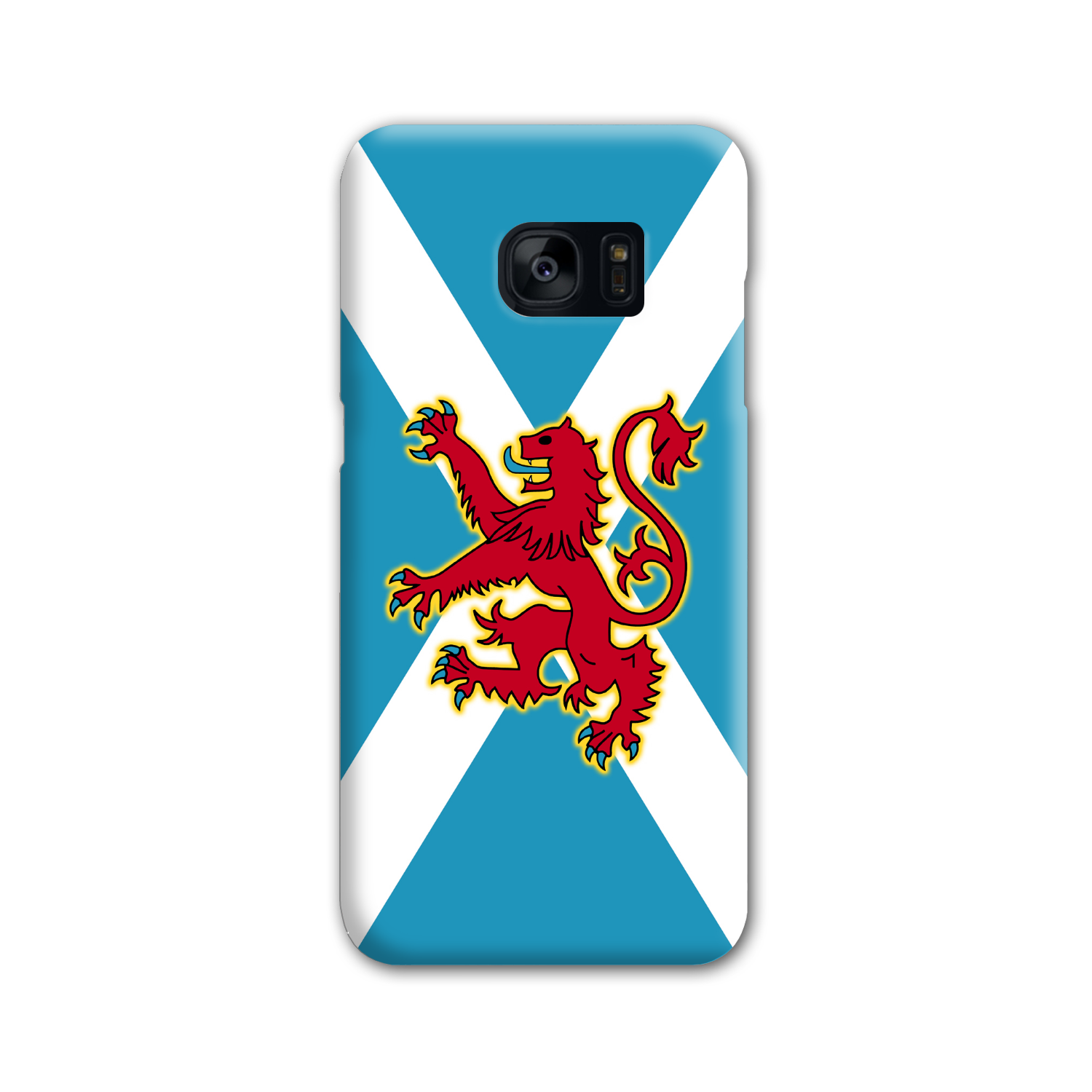 Ancient Azure Scottish Saltire & Lion Rampant ~ Phone Case (collection 3)