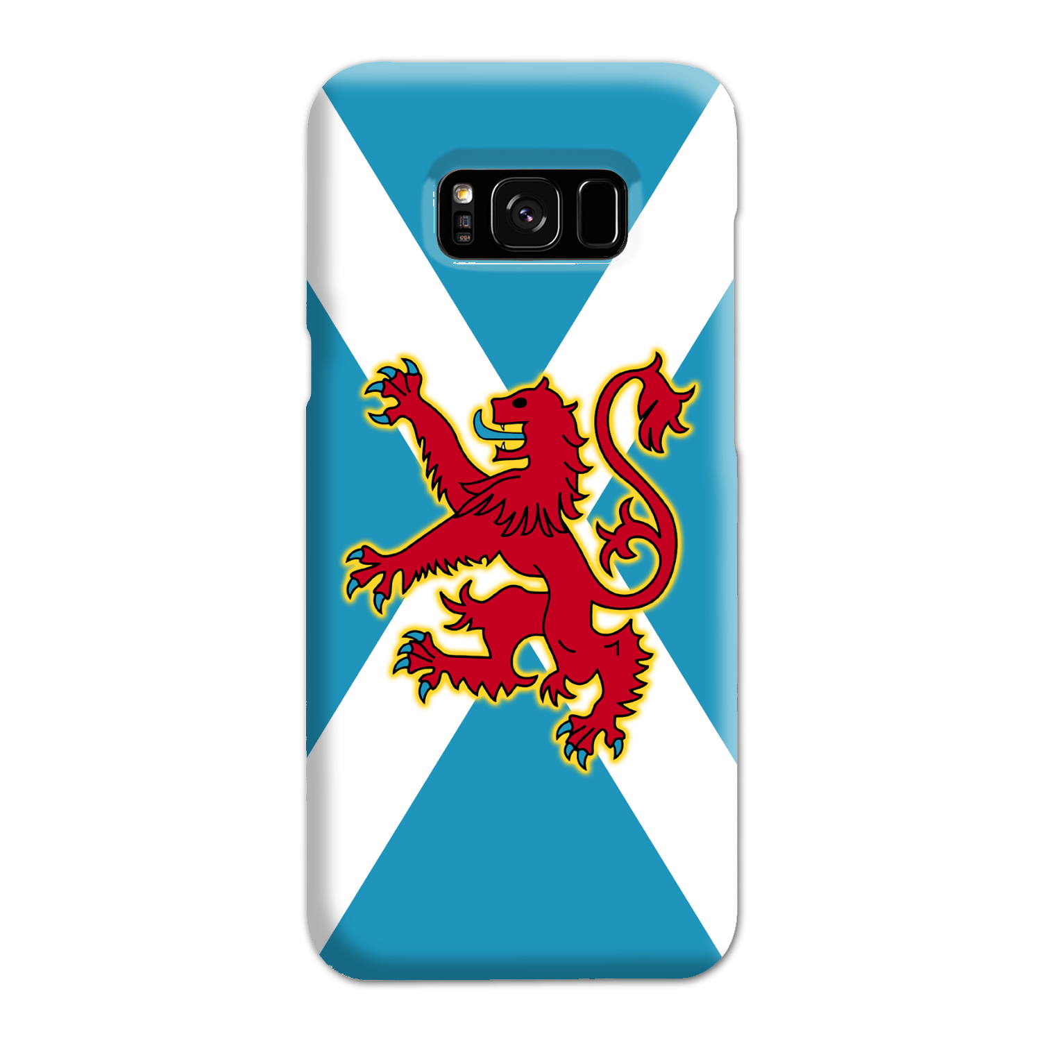 Ancient Azure Scottish Saltire & Lion Rampant ~ Phone Case (collection 3)