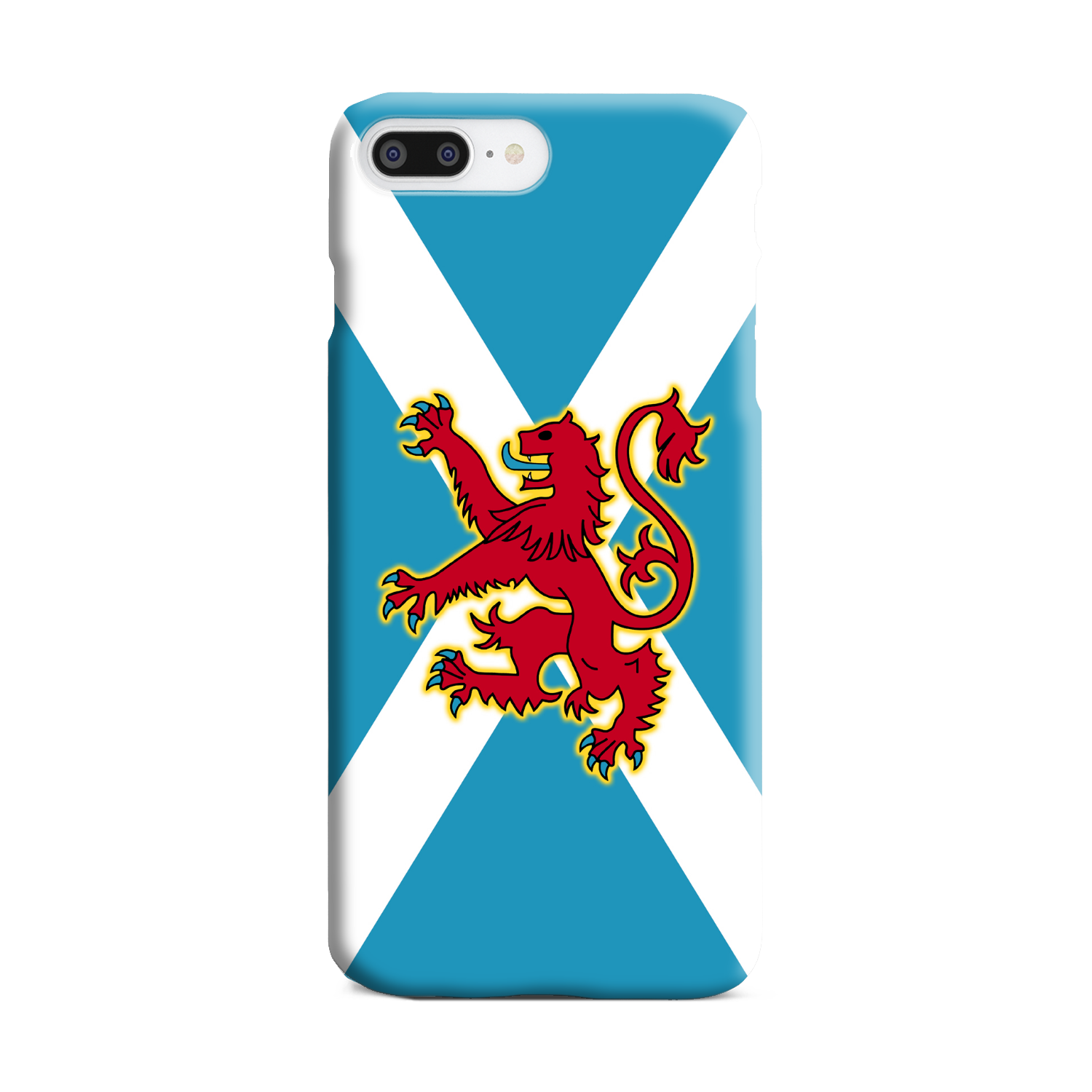 Ancient Azure Scottish Saltire & Lion Rampant ~ Phone Case (collection 3)