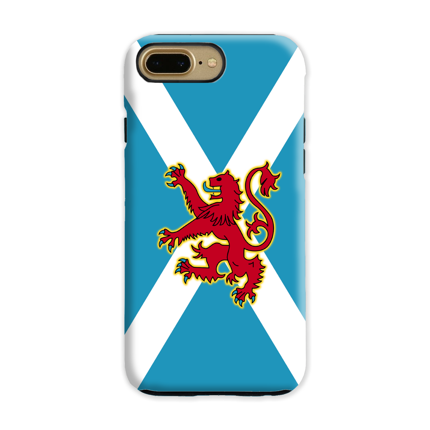 Ancient Azure Scottish Saltire & Lion Rampant ~ Phone Case (collection 4)