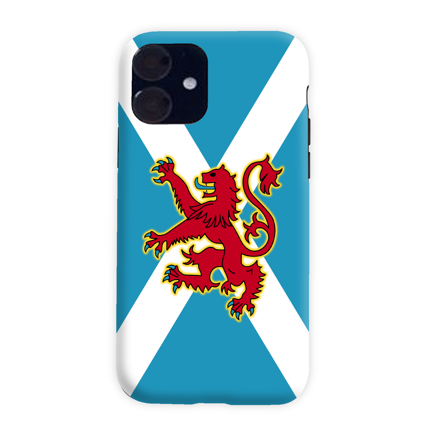 Ancient Azure Scottish Saltire & Lion Rampant ~ Phone Case (collection 4)
