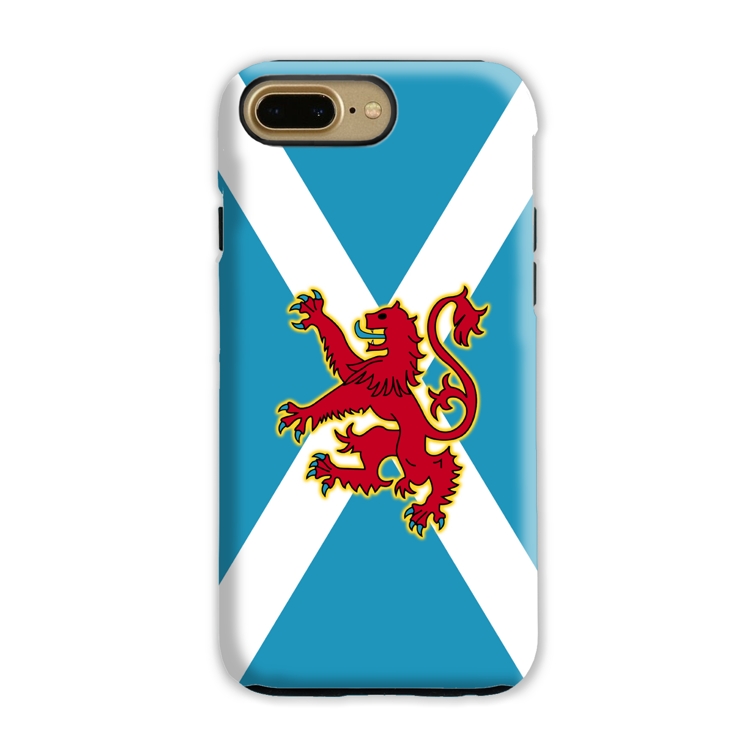 Ancient Azure Scottish Saltire & Lion Rampant ~ Phone Case (collection 4)