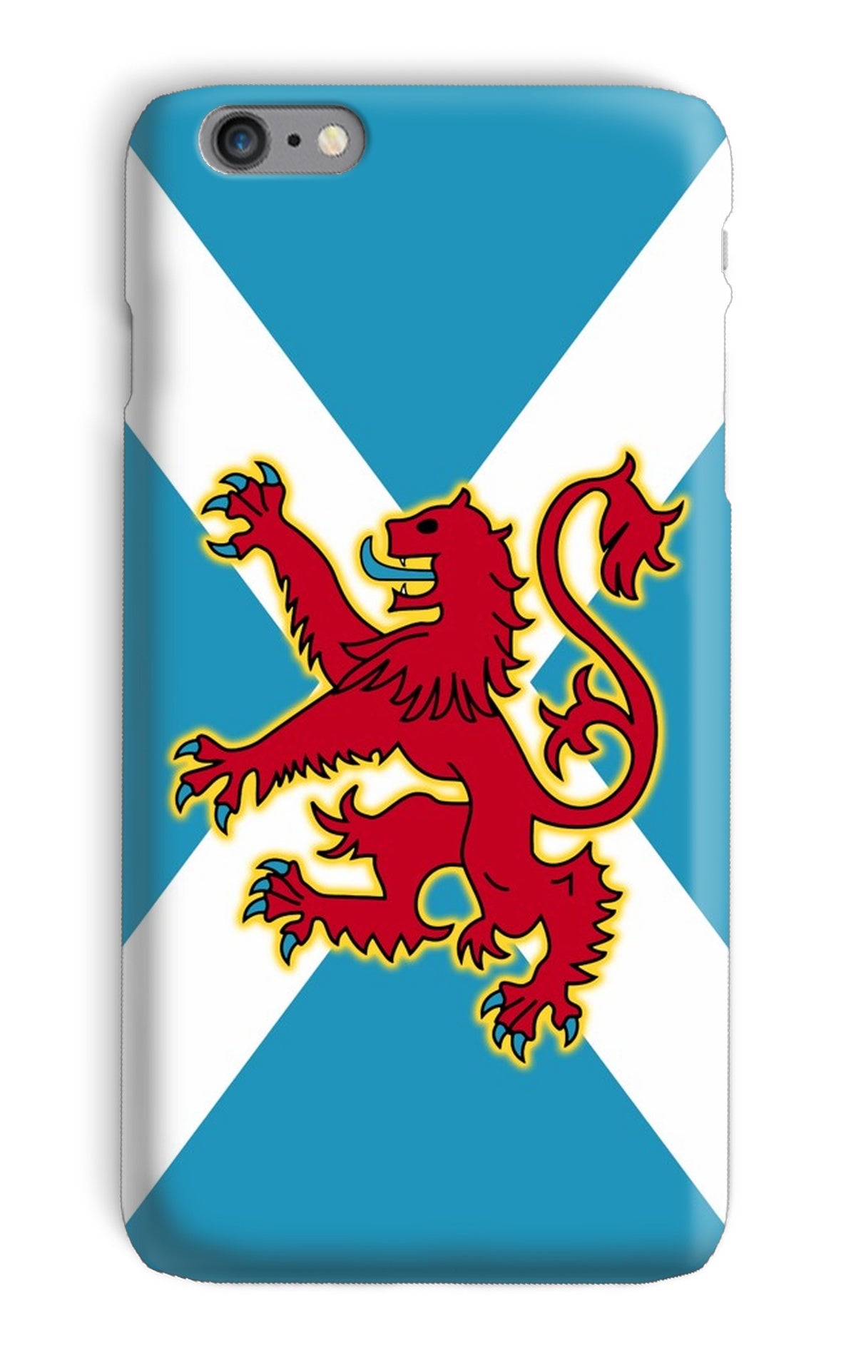 Ancient Azure Scottish Saltire & Lion Rampant ~ Phone Case (collection 2)