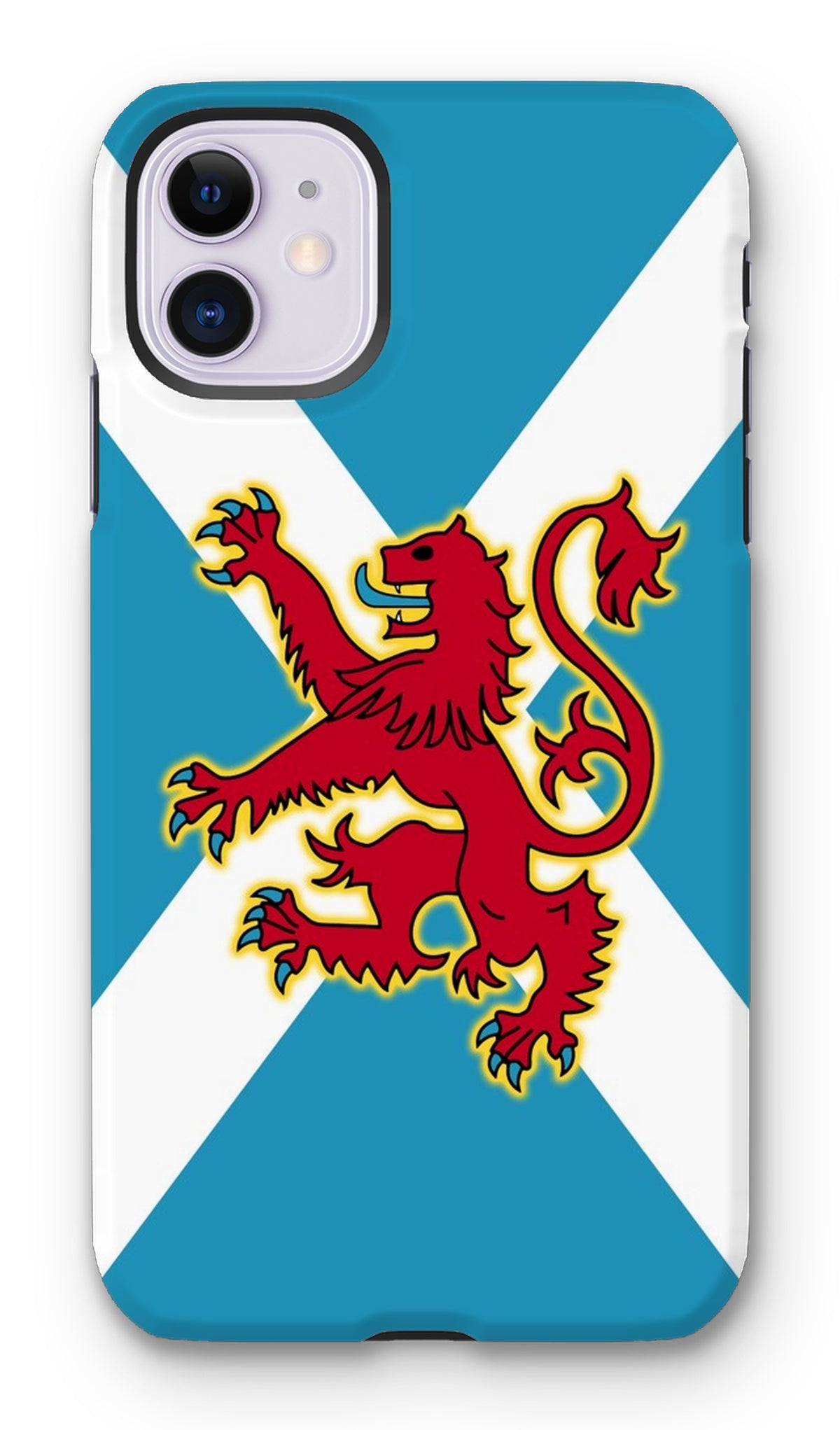 Ancient Azure Scottish Saltire & Lion Rampant ~ Phone Case (collection 2)