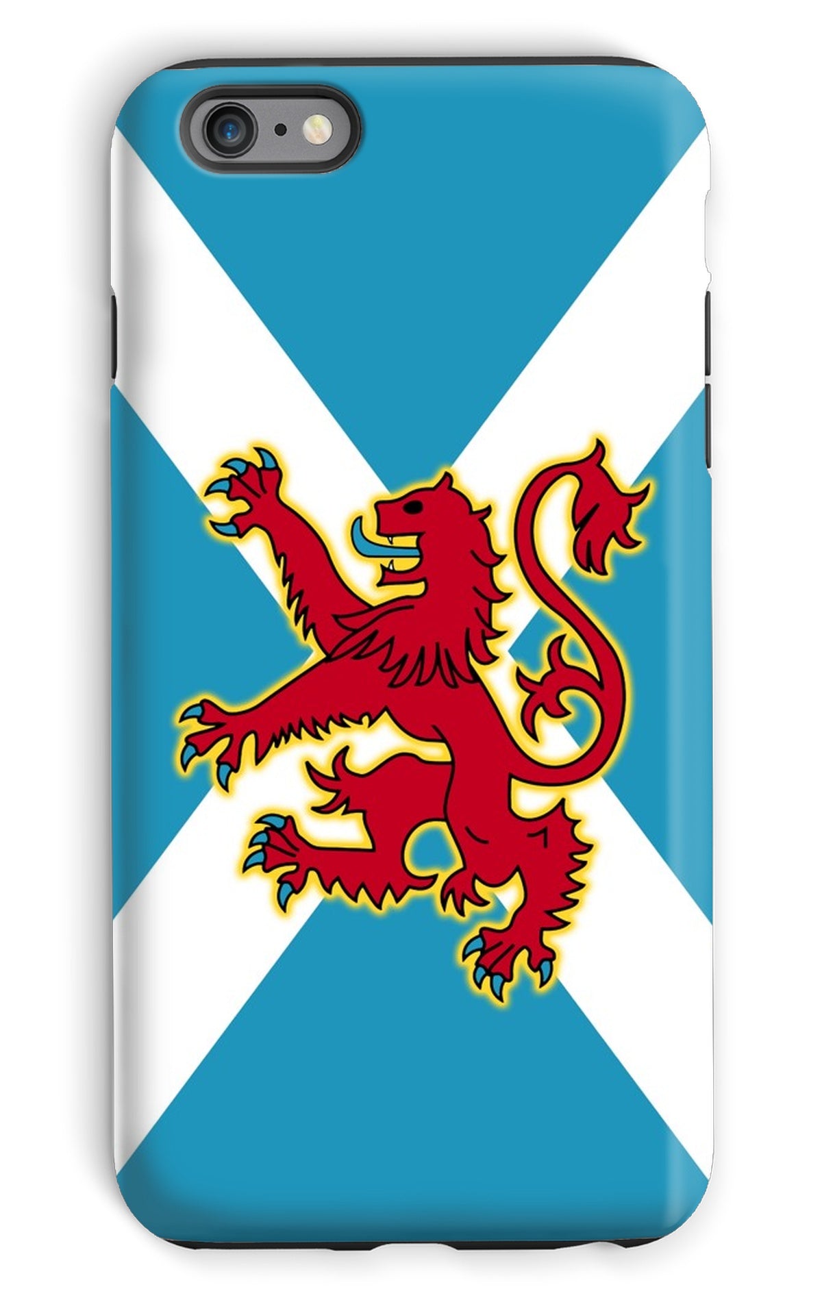 Ancient Azure Scottish Saltire & Lion Rampant ~ Phone Case (collection 2)