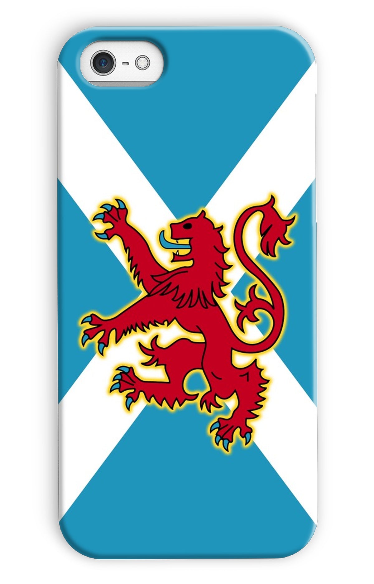 Ancient Azure Scottish Saltire & Lion Rampant ~ Phone Case (collection 2)