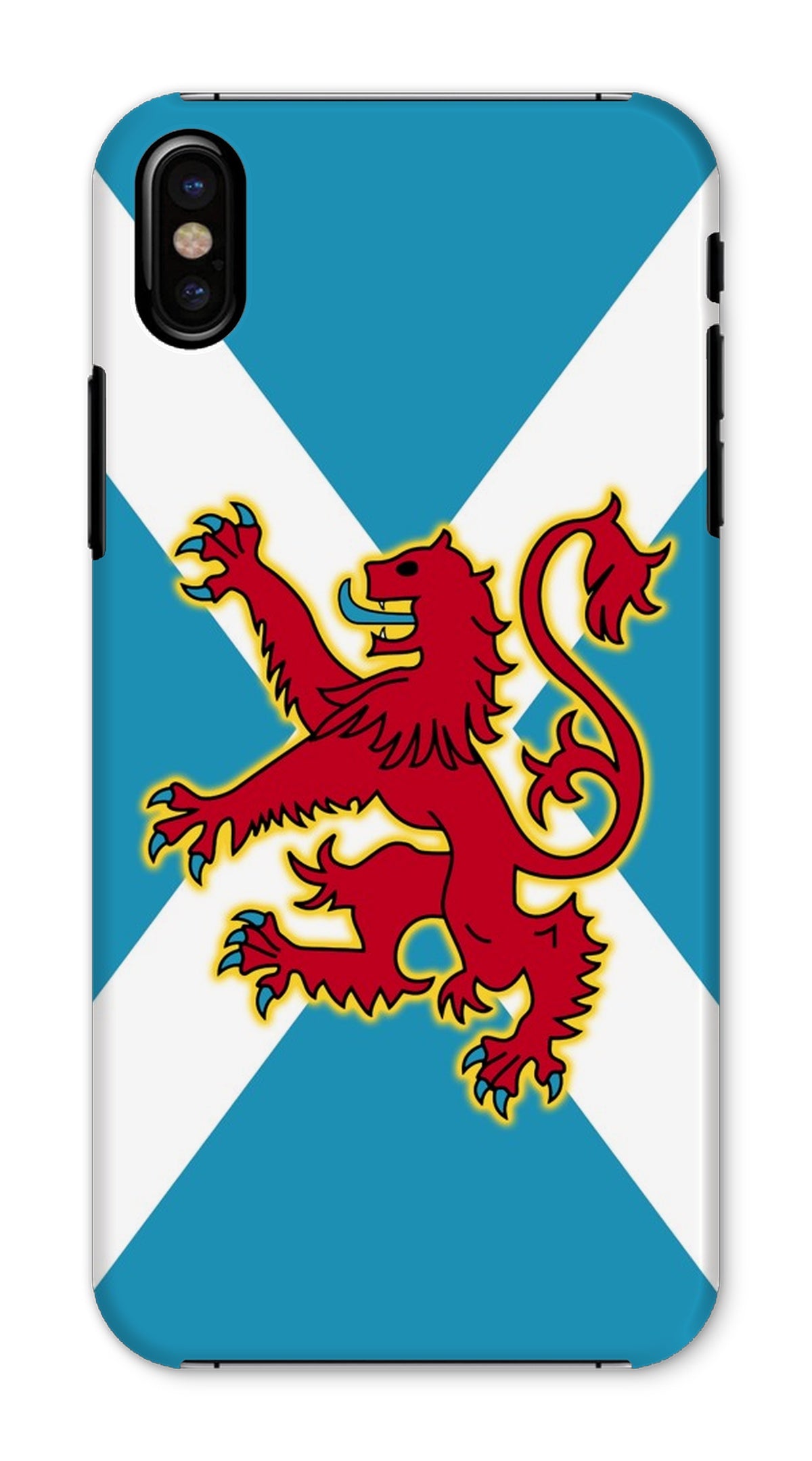 Ancient Azure Scottish Saltire & Lion Rampant ~ Phone Case (collection 2)