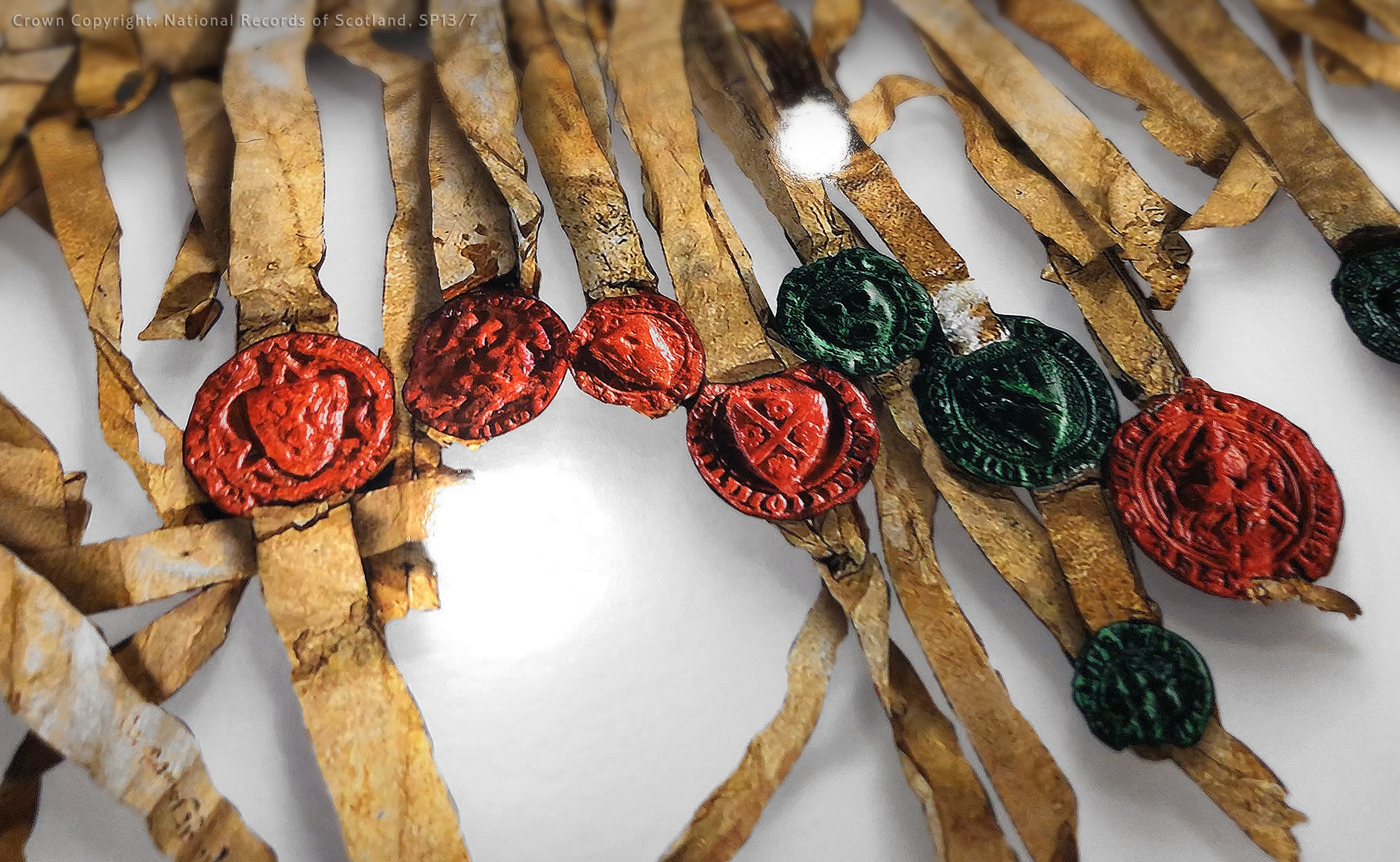 Declaration of Arbroath fine art gold metallic print editions - Created by Steven Patrick Sim, the Tartan Artisan - Pearl and bronze