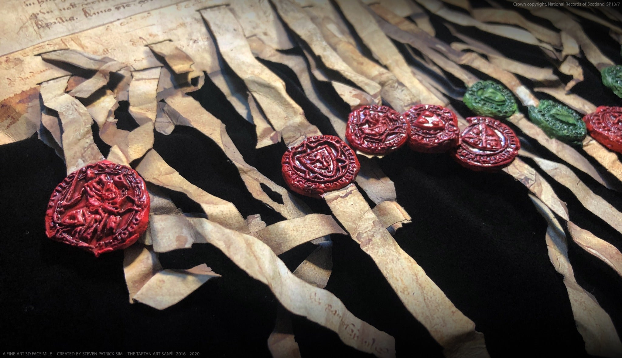 The Declaration of Arbroath Fine-Art 3D Facsimile — 7th Centennial Edition