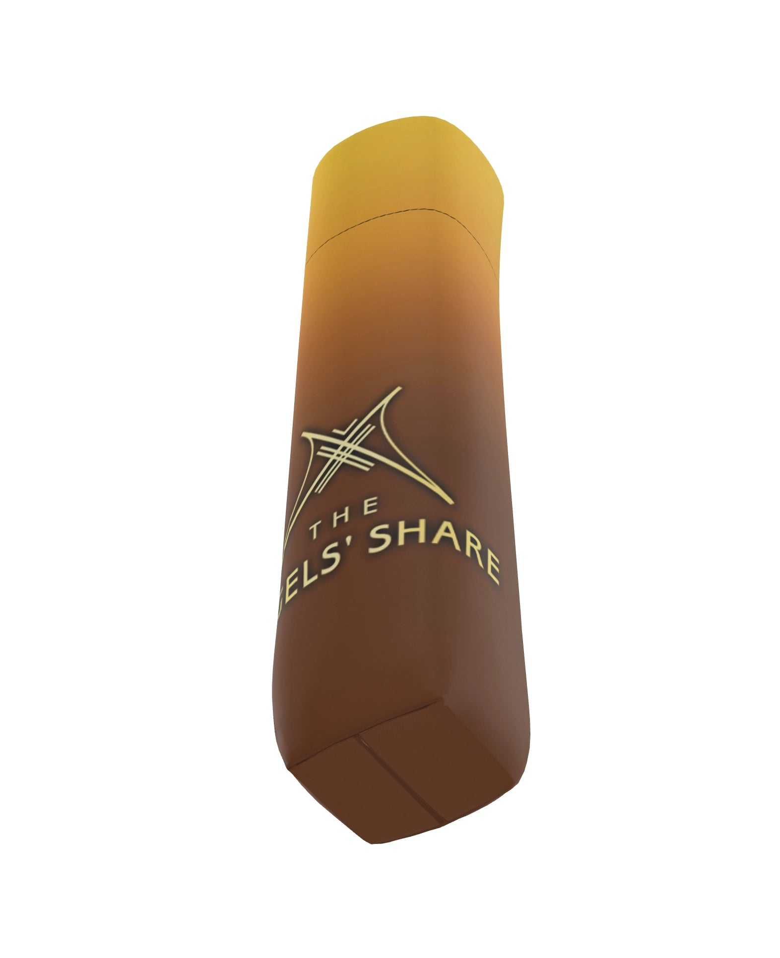 Close-up of The Angels’ Share® branded protective sleeve for the mini umbrella.