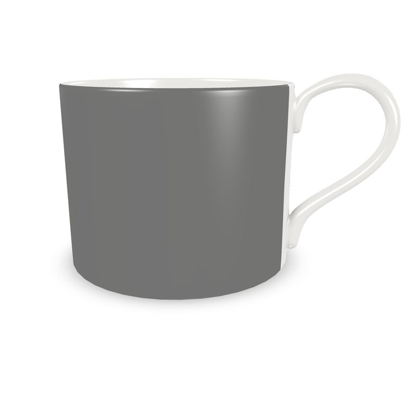 Earthrise Espresso Silver Cup & Saucer