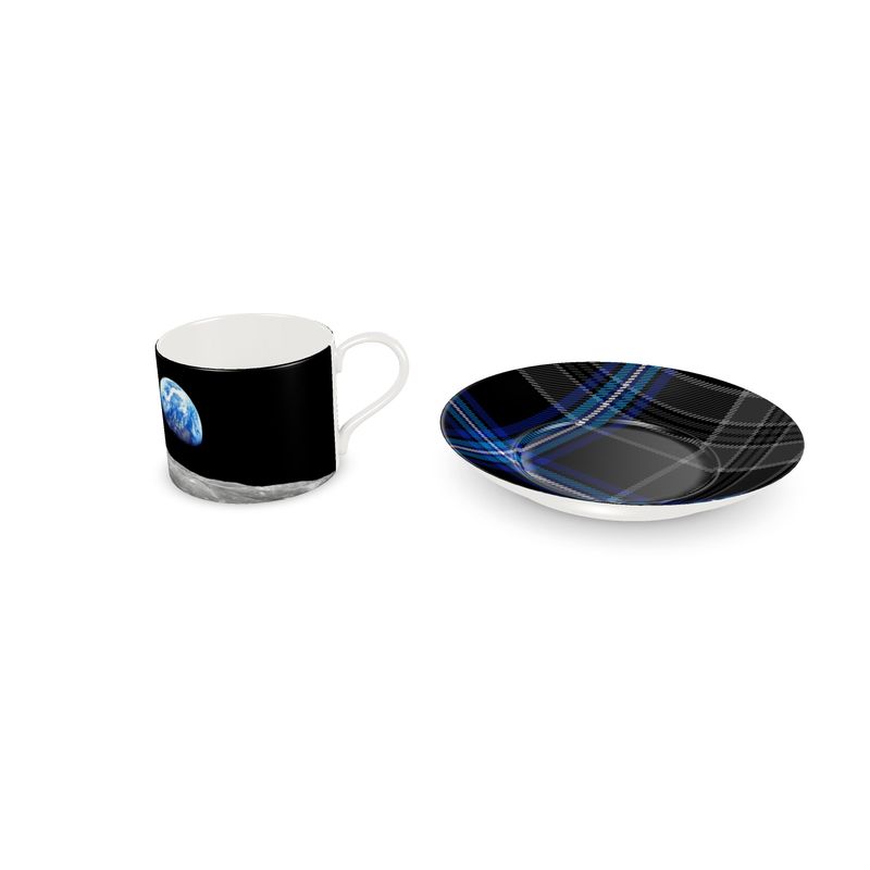 Earthrise Espresso Cup & Saucer - Large