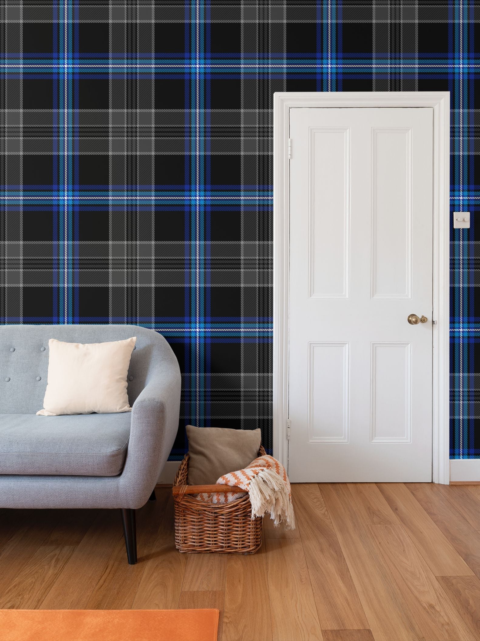 Earthrise Tartan Wallpaper - Square