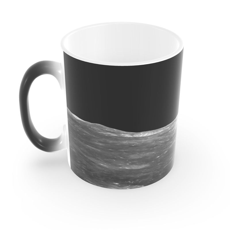 Earthrise Iconic Photo - Heat Changing Mug
