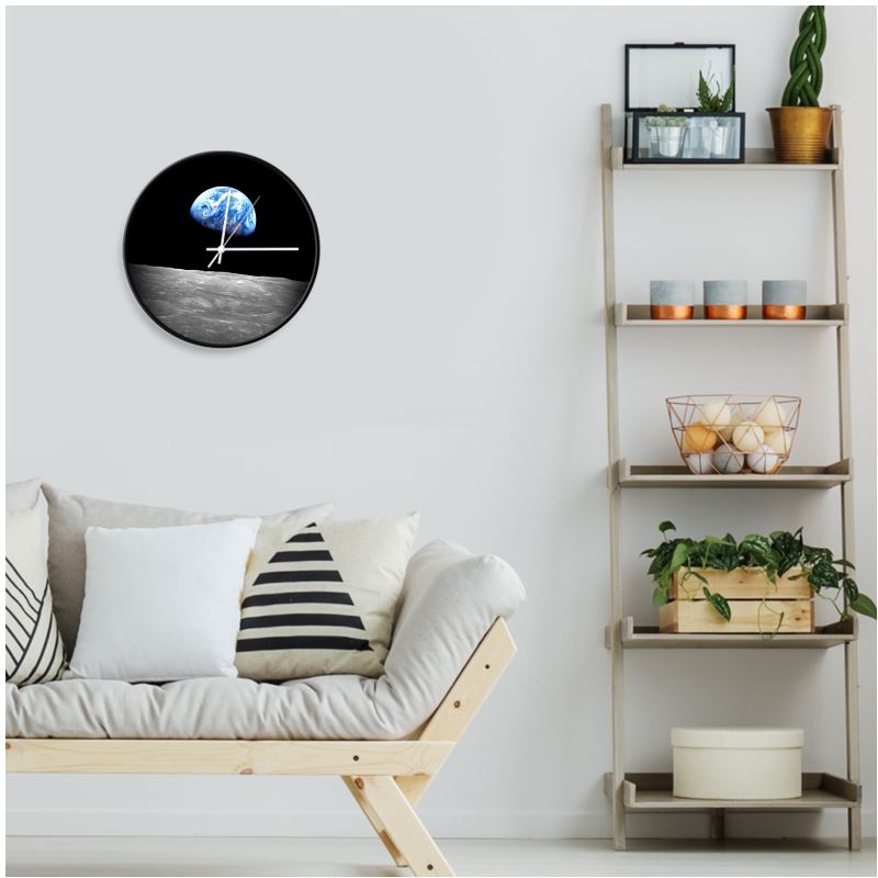 Earthrise 2.0 - Iconic Photo Wall Clock