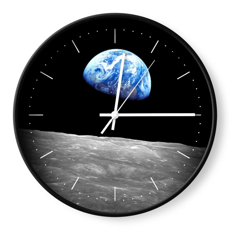 Earthrise 2.0 - Iconic Photo Wall Clock